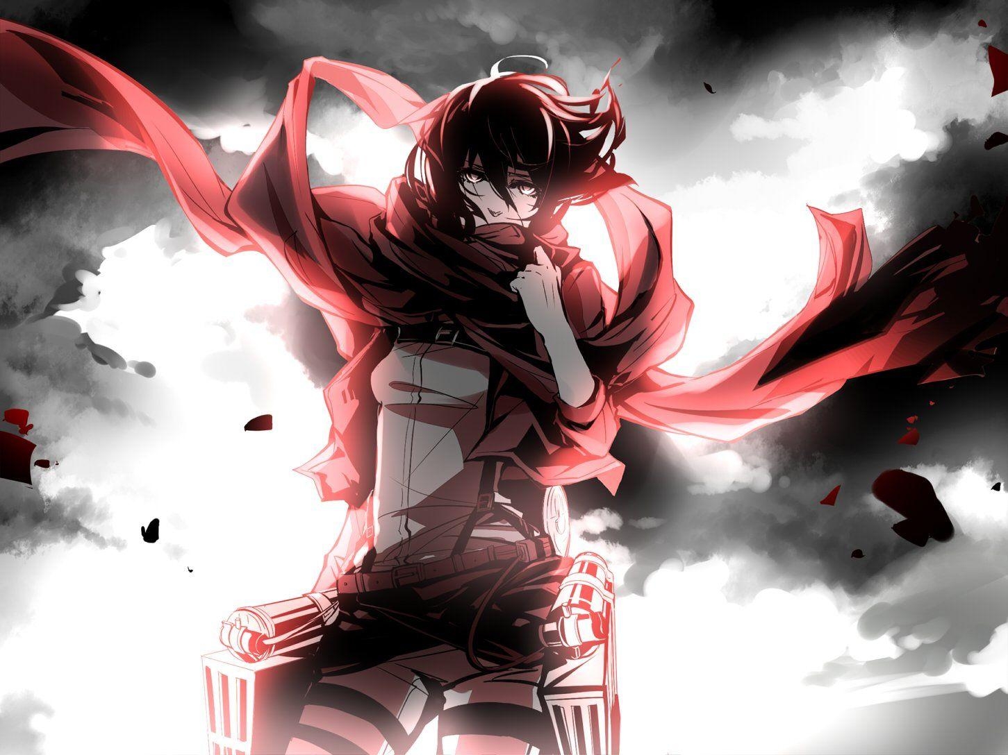 Mikasa Ackerman, Levi Ackerman, HD, Anime, Hintergrund, 1460x1090 HD Desktop