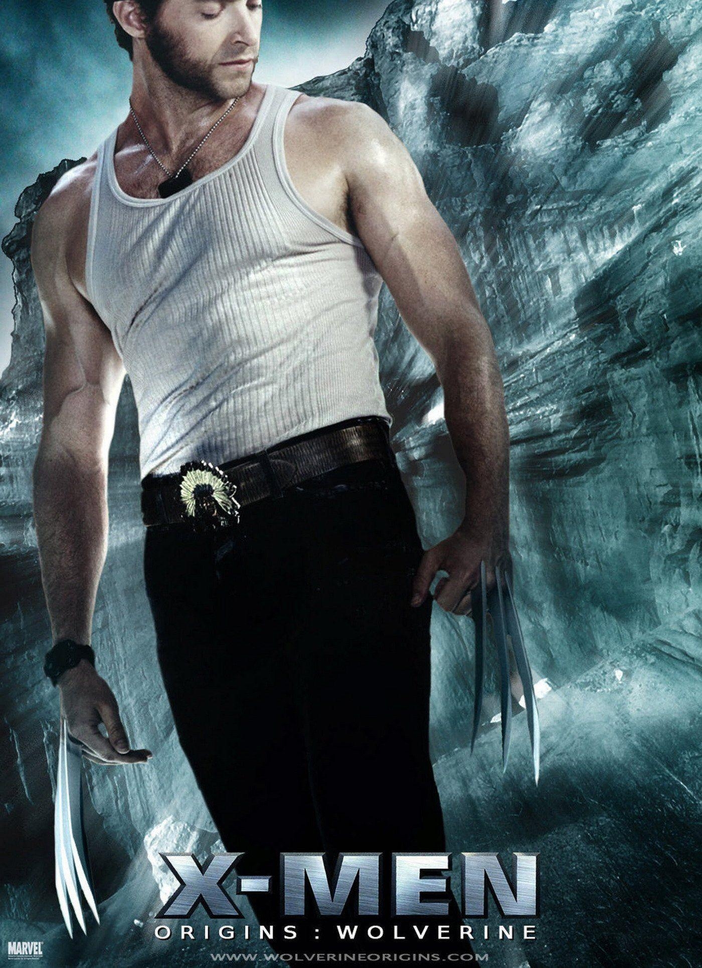 X-Men Origins, Wolverine, Hugh Jackman, Ryan Reynolds, 1400x1940 HD Handy