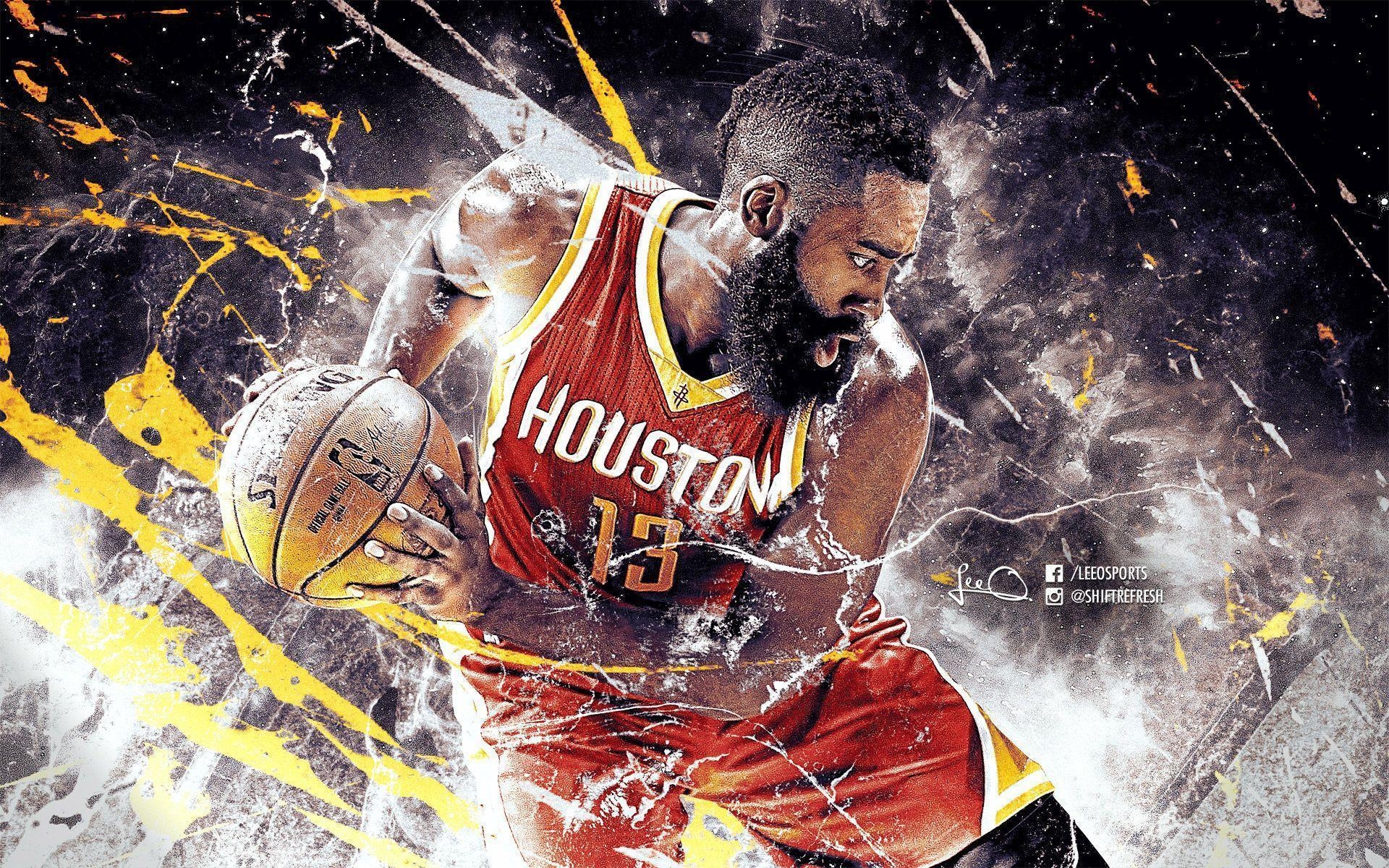 James Harden, HD, NBA, Sportikone, Basketball, 1920x1200 HD Desktop