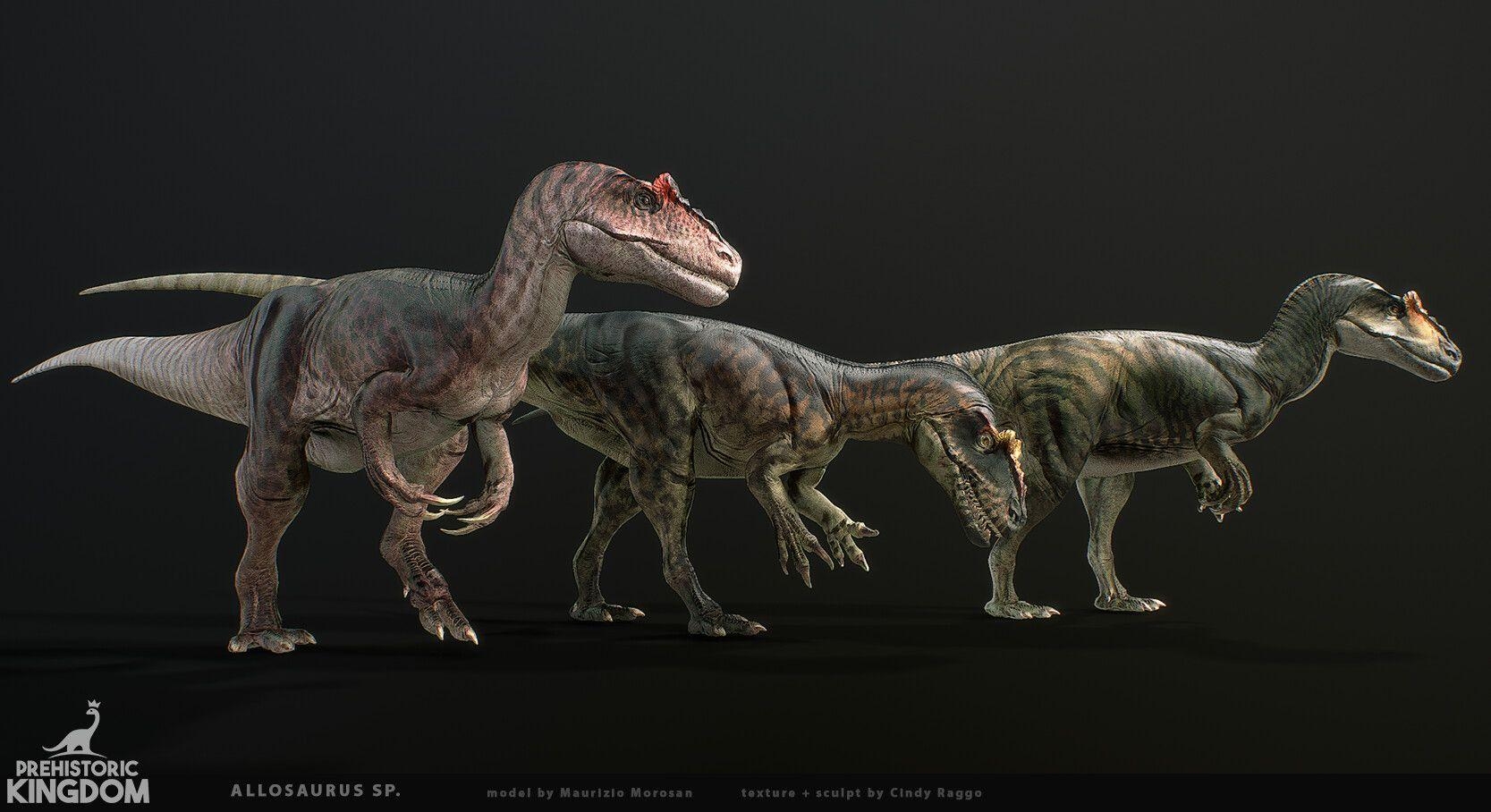 Allosaurus, Prehistoric Kingdom, Sp Dinosaurier, Cindy Raggo, Prähistorisches Tier, 1670x910 HD Desktop