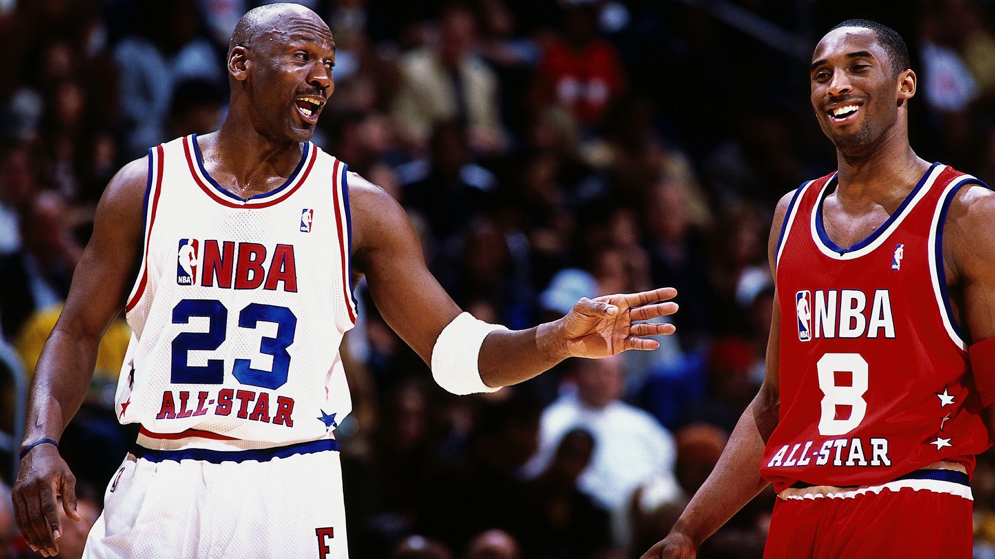 Michael Jordan, Kobe Bryant, Basketball, Legende, Vergleich, 3840x2160 4K Desktop