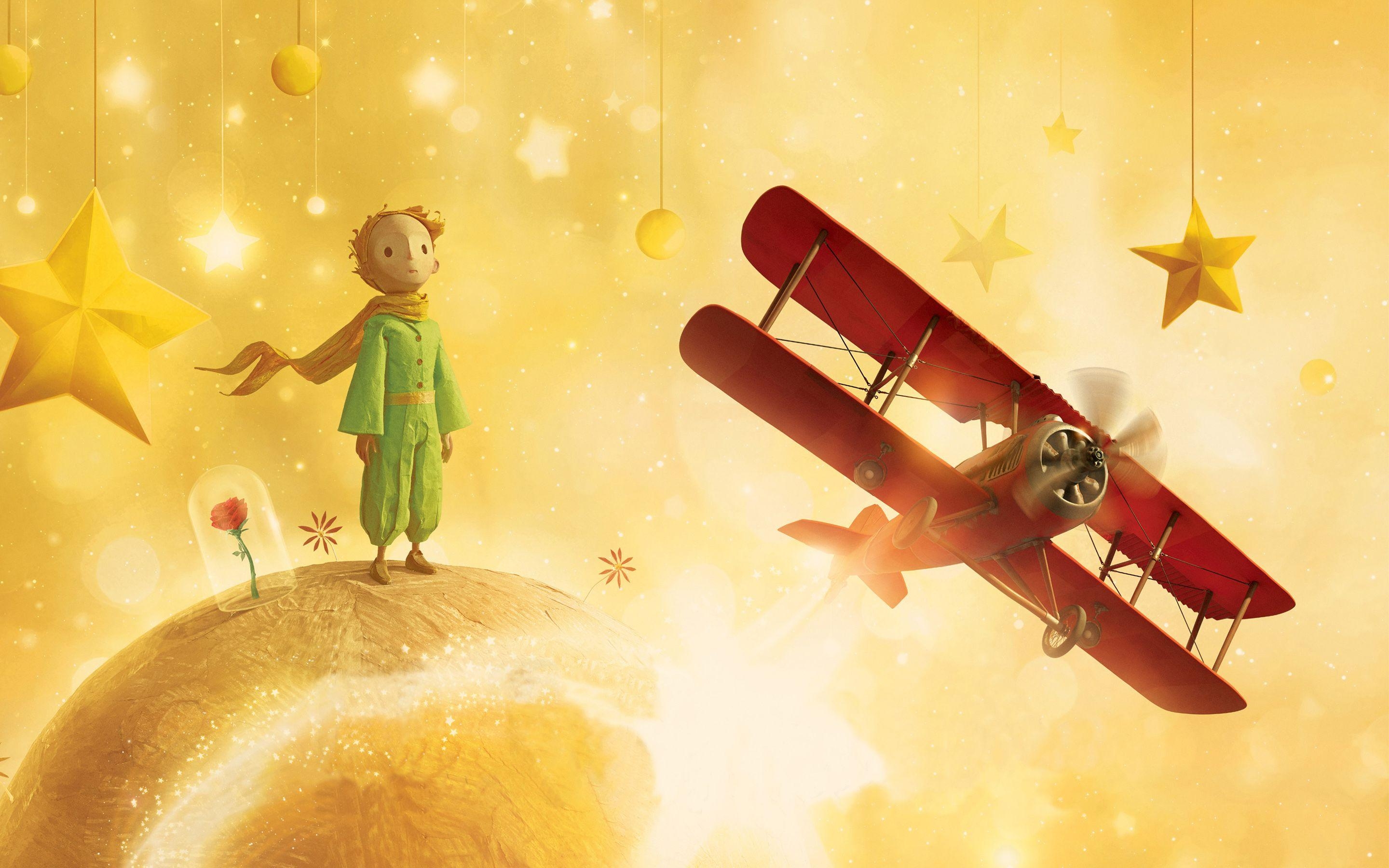 Der kleine Prinz, Le Petit Prince, Hintergrund, Universum, Kinderbuch, 2880x1800 HD Desktop