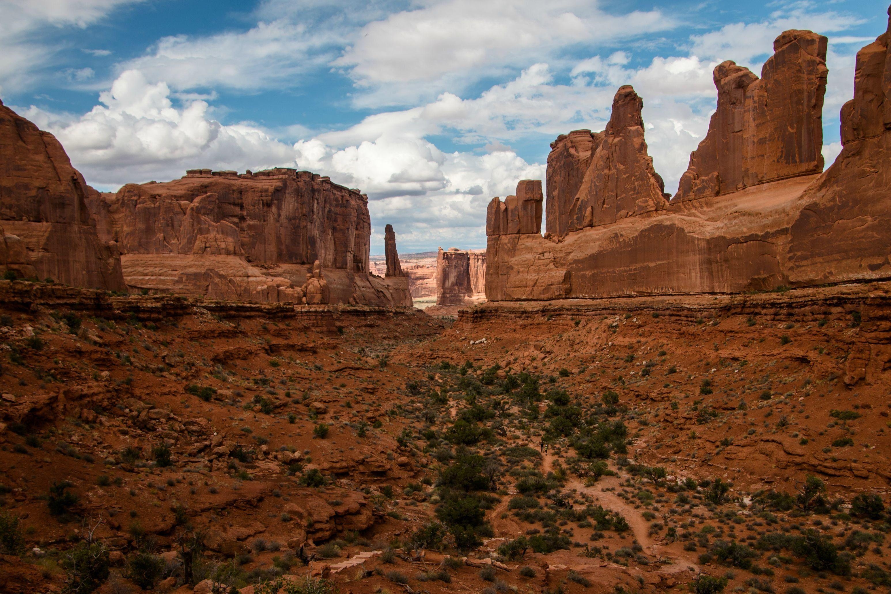 Arches Nationalpark, Park Avenue, Moab, Utah, HD, 3100x2070 HD Desktop