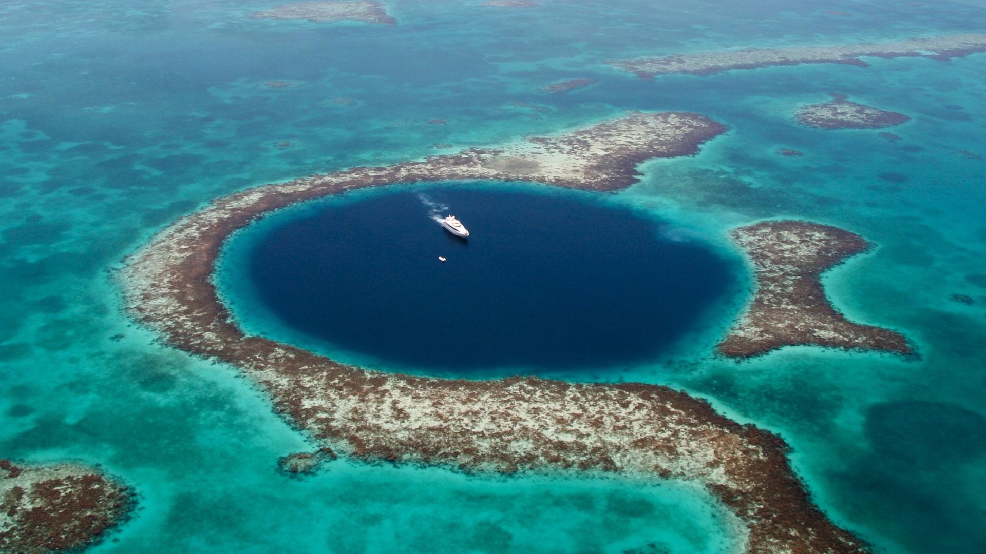 Great Blue Hole, HD, Belize, Natur, Reise, 1920x1080 Full HD Desktop