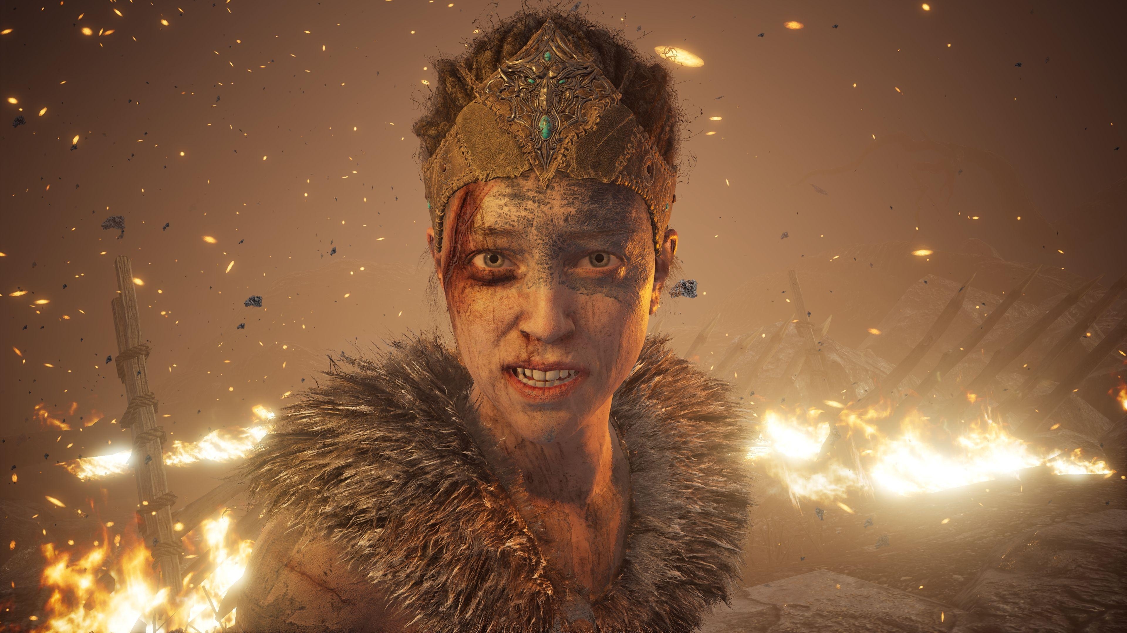 Hellblade, Senua, Anime, Bildtafel, Gaming, 3840x2160 4K Desktop