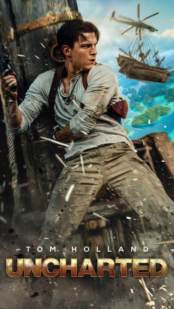 Uncharted, Tom Holland, Abenteuer, Film, 2022, 740x1310 HD Handy