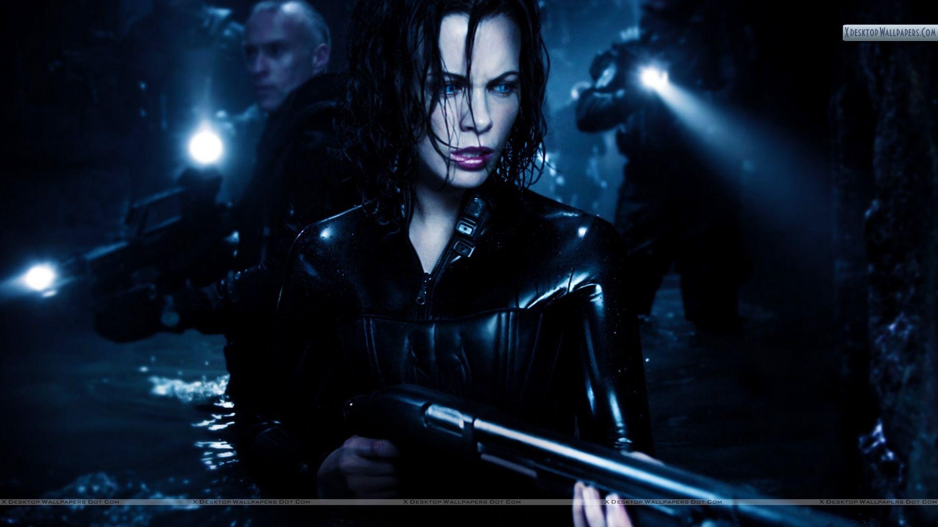 Kate Beckinsale, Underworld, Filmszene, Vampir, Action, 1920x1080 Full HD Desktop