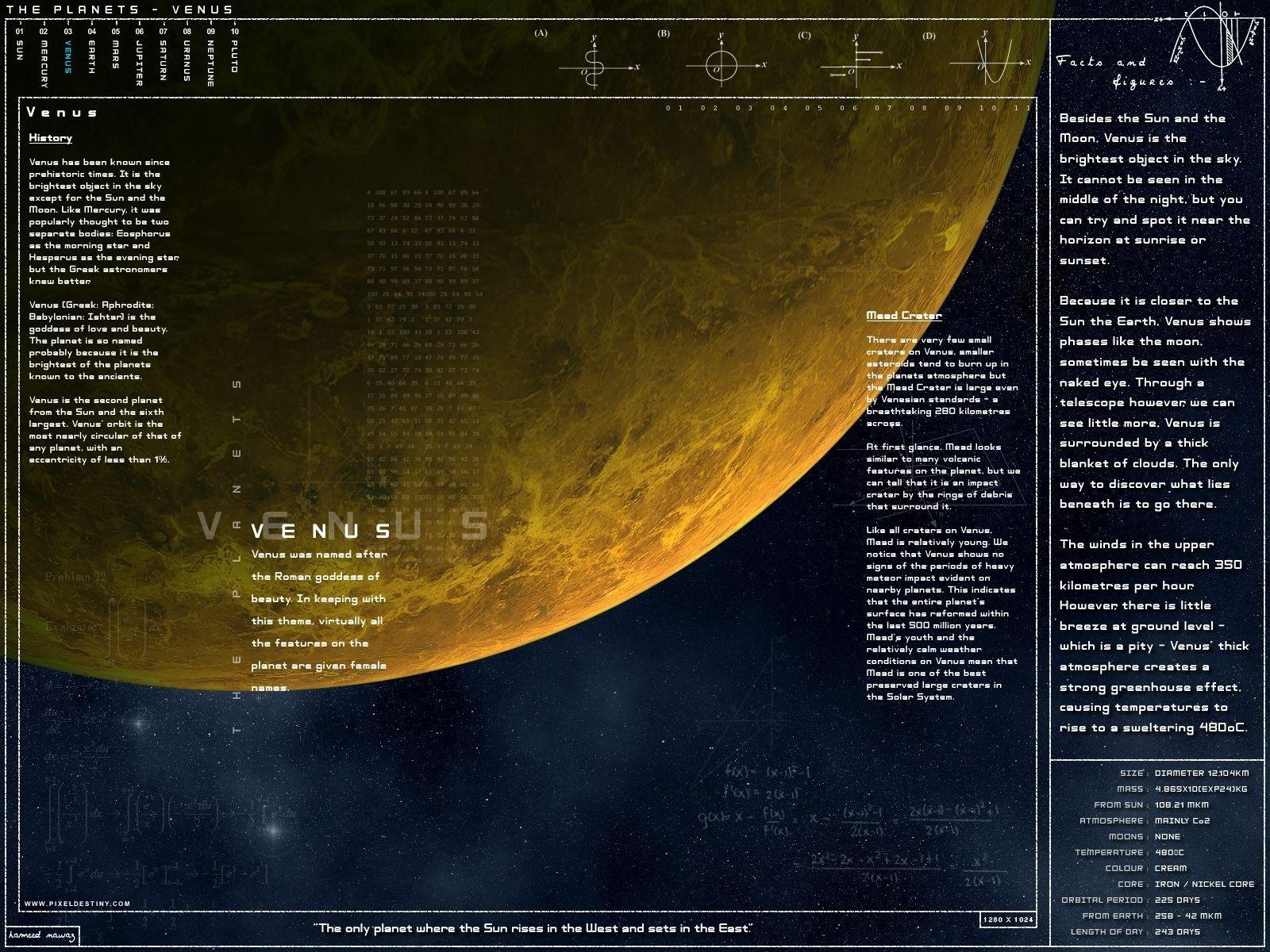 Venus, Kosmos, Weltraum, Erklärt, Astronomie, 1600x1200 HD Desktop