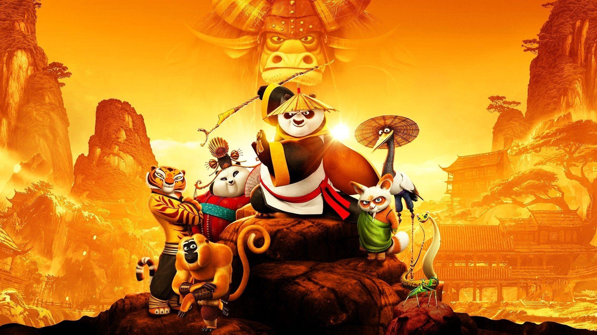 Po, Kung Fu Panda, HD, Animation, Film, 1920x1080 Full HD Desktop