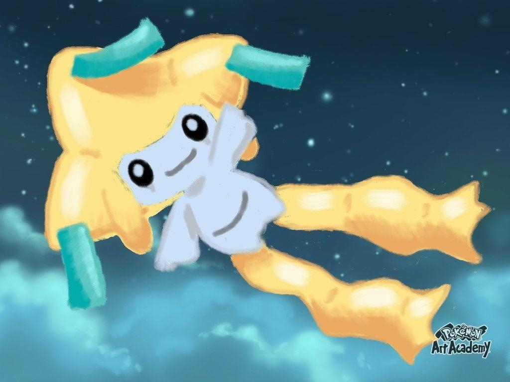 Jirachi, blau, legendäres Pokémon, Gaming, Anime, 1030x770 HD Desktop