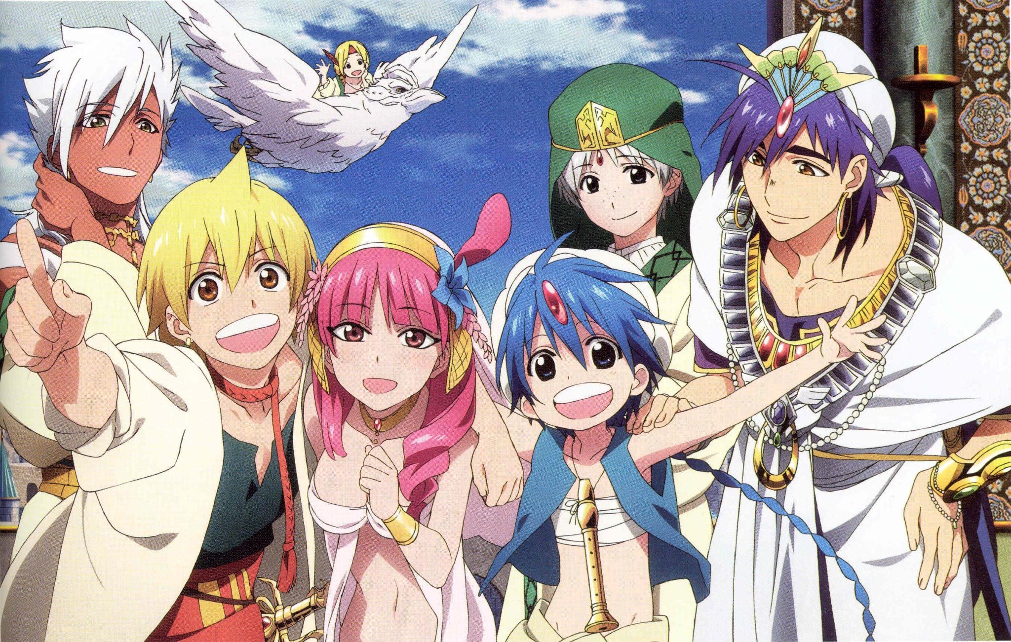 Magi Hintergrund, Labyrinth, Magie, HD, Anime, 2050x1310 HD Desktop