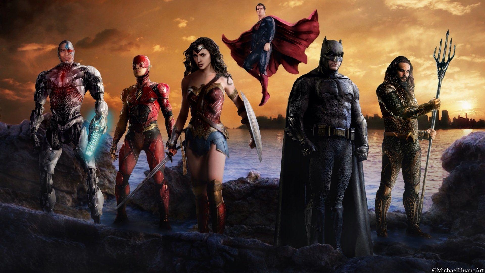 Full HD, Justice League, Hintergrundbild, Superhelden, Abenteuer, 1920x1080 Full HD Desktop