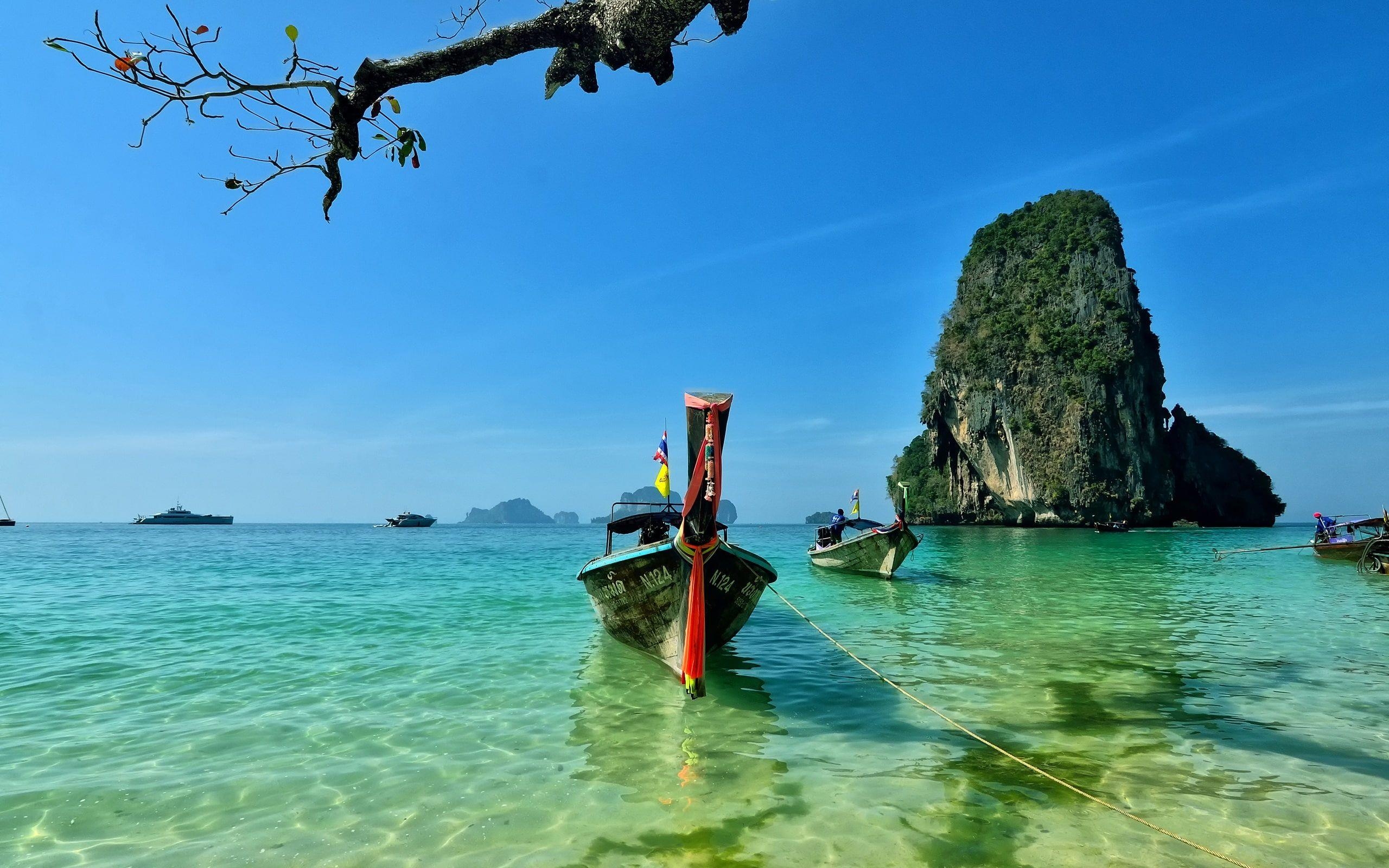 Layan Beach, Koh Kata, Paradies, Insel, Thailand, 2560x1600 HD Desktop