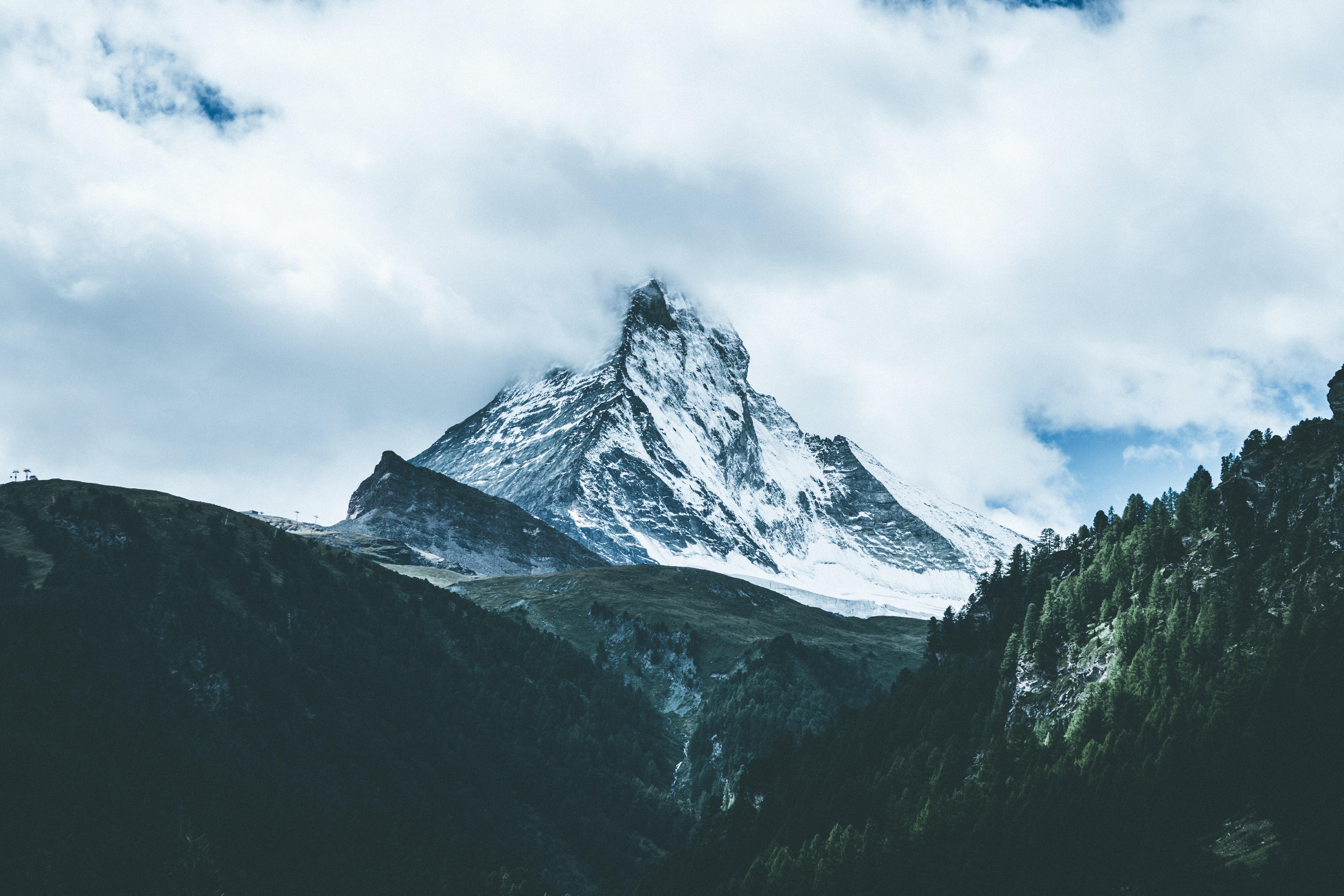 Matterhorn, Berge, Nebel, Himmel, HD, 6000x4000 4K Desktop