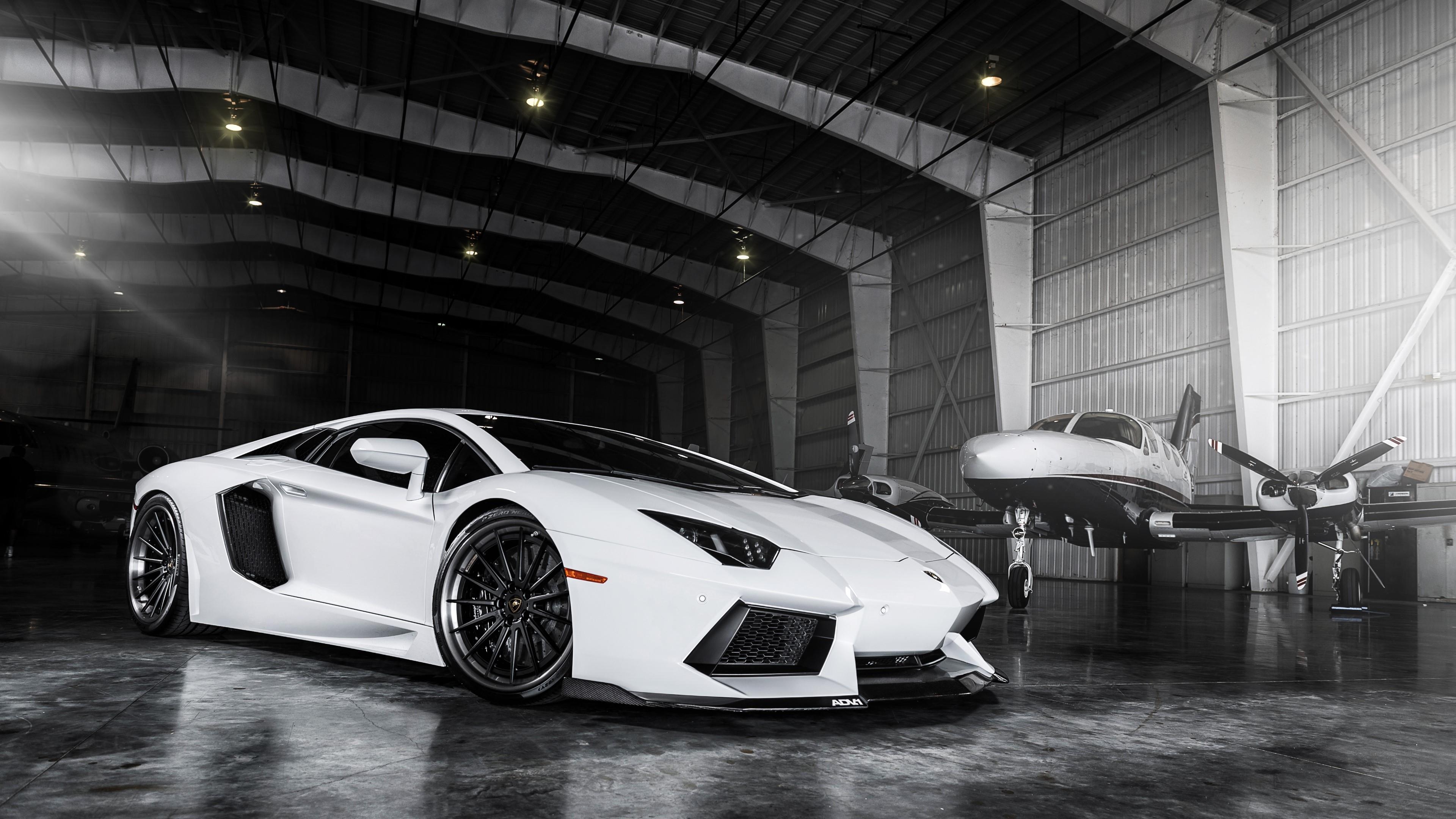 Lamborghini Aventador, Android, 4K, Handy, Mobil, 3840x2160 4K Desktop