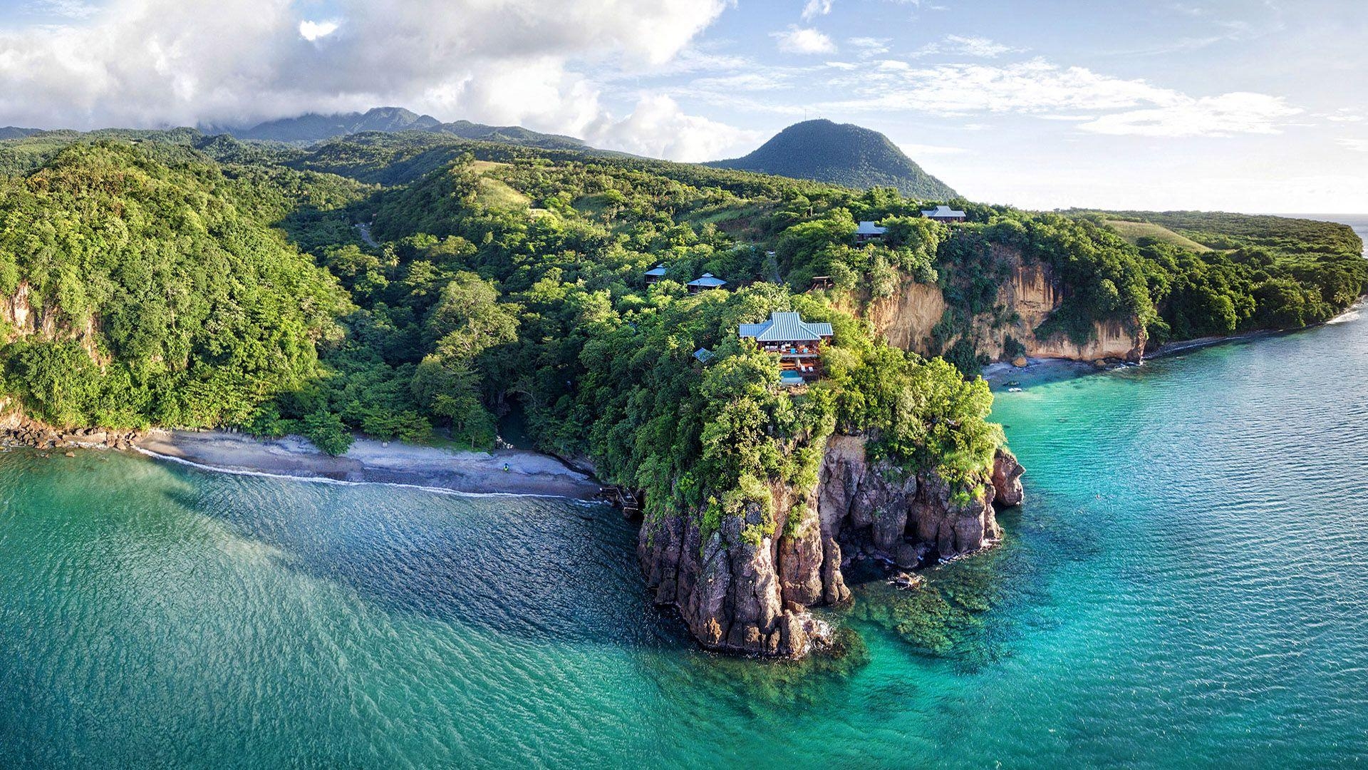 Karibik, Secret Bay, Dominica, Resort, Luxus, 1920x1080 Full HD Desktop