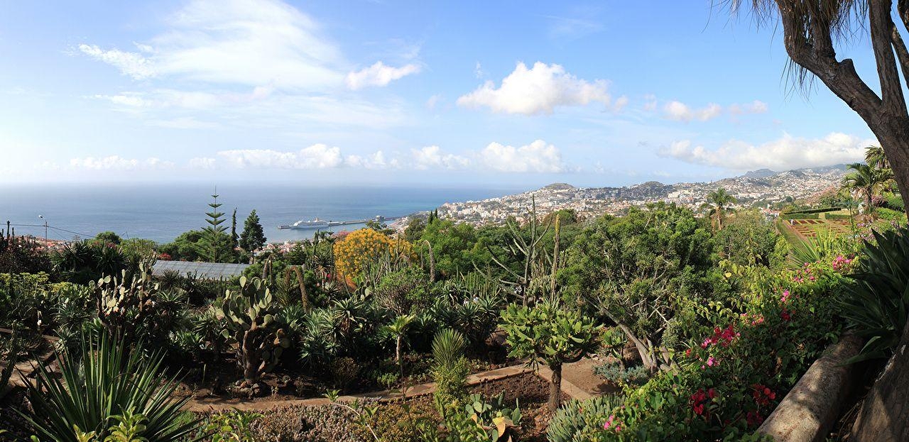 Portugal, Botanischer Garten, Funchal, Madeira, HD, 1280x630 Dual Screen Desktop