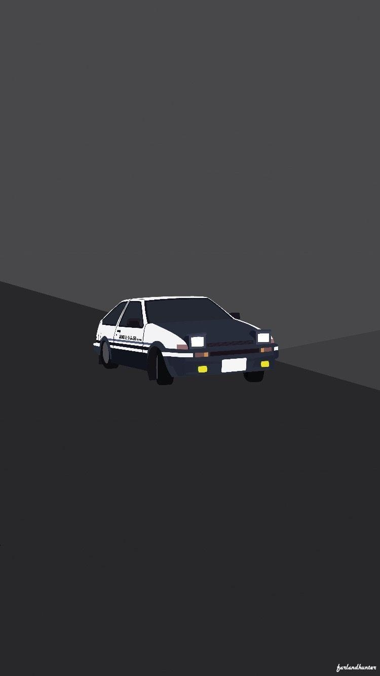 Initial D, Anime, Mobilbild, Wallpaper, Auto, 750x1340 HD Handy