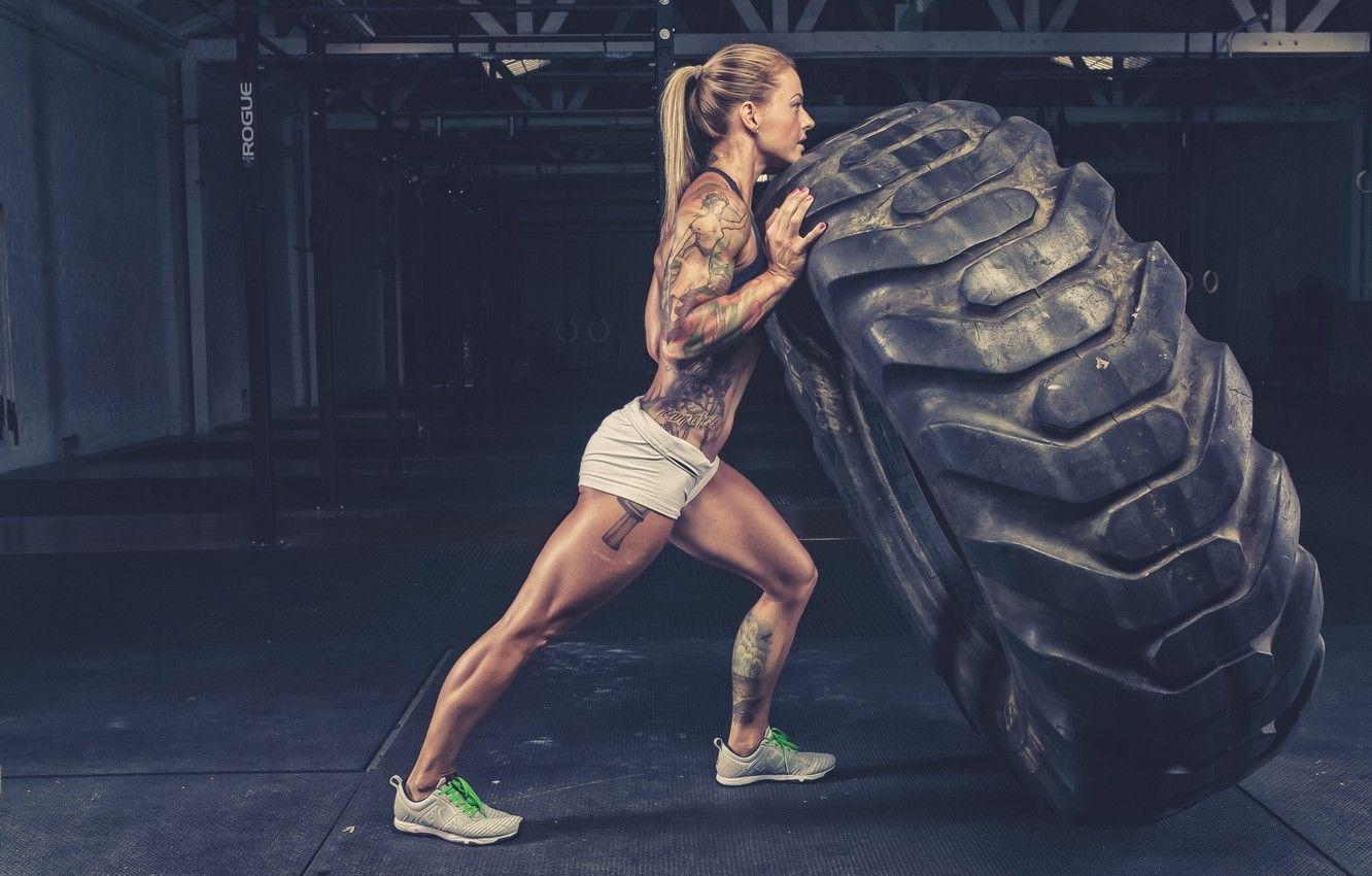 CrossFit, Tattoo, Weiblich, Fitness, Motiv, 1340x850 HD Desktop