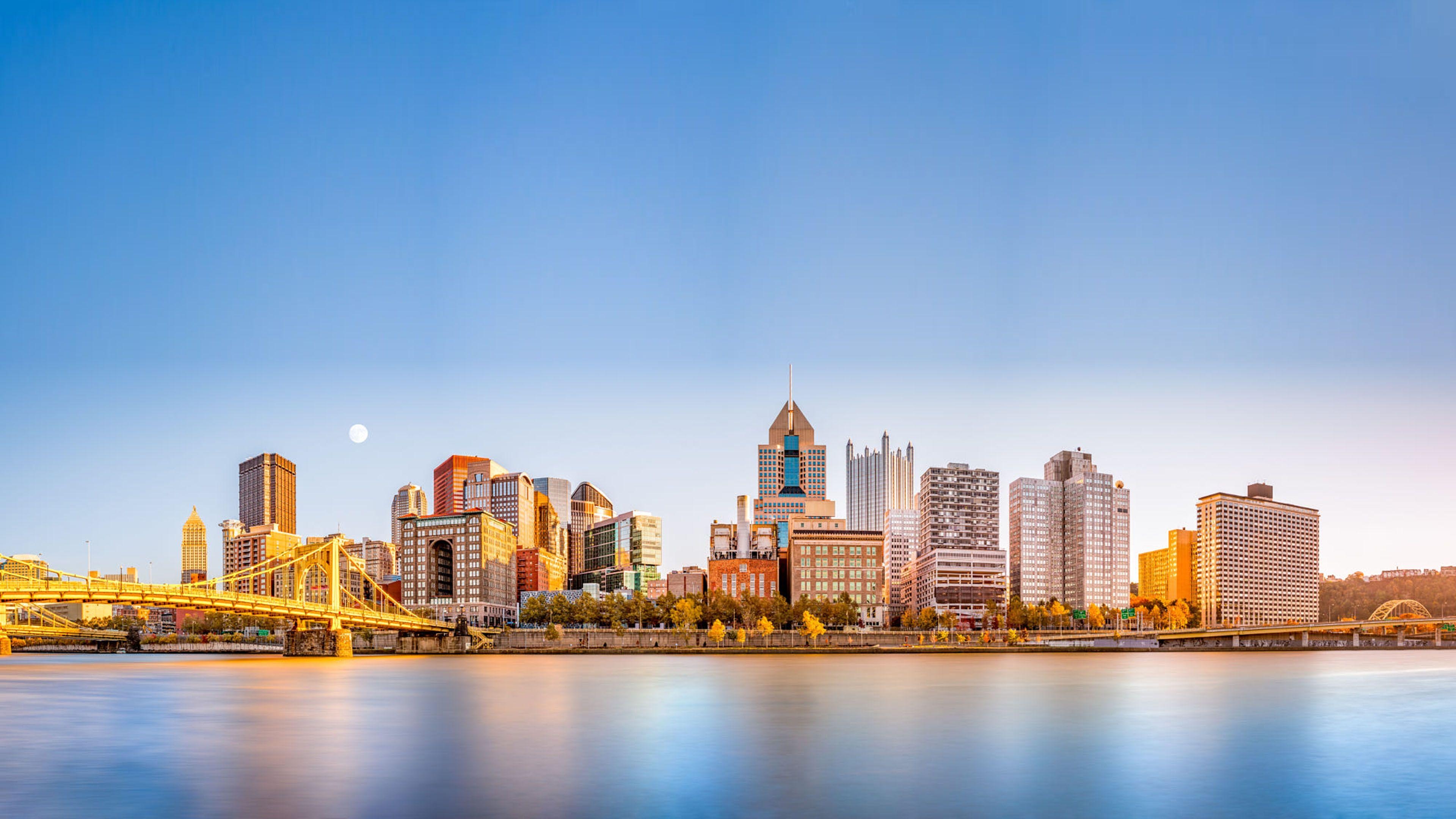 Pittsburgh, Skyline, Roberto Clemente, Brücke, Innenstadt, 3840x2160 4K Desktop