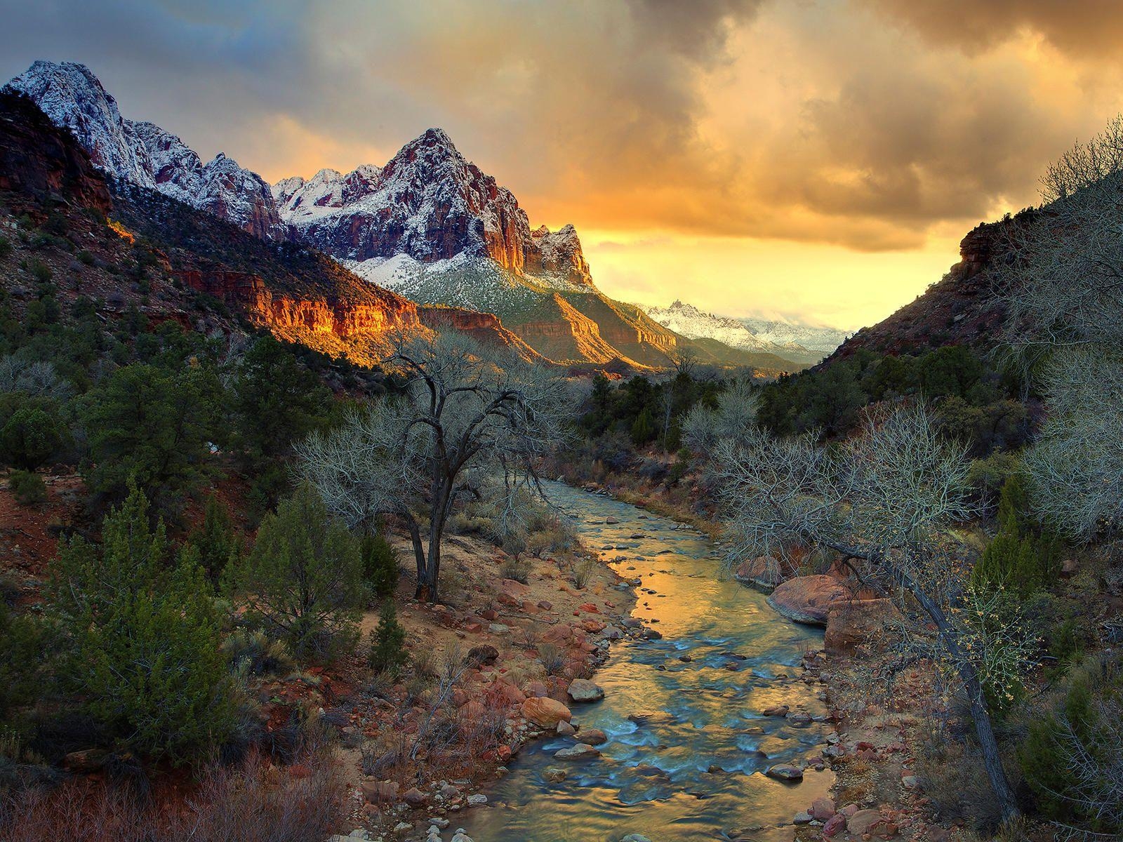 Zion Nationalpark, HD, Natur, Landschaft, Nationalpark, 1600x1200 HD Desktop