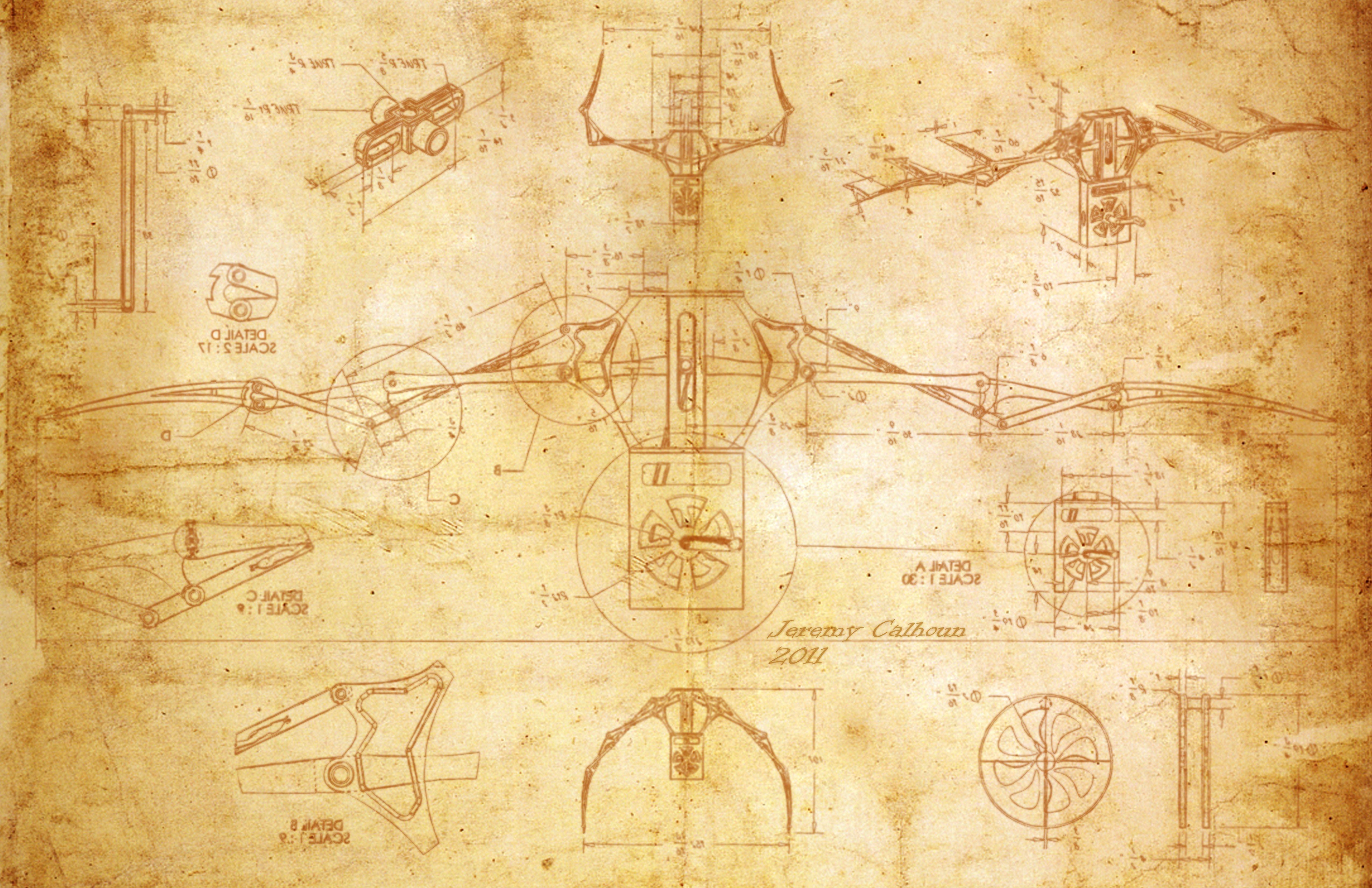 Leonardo da Vinci, Ornithopter, Emily Carr Universität, Erfindungen, Flug, 5100x3300 4K Desktop