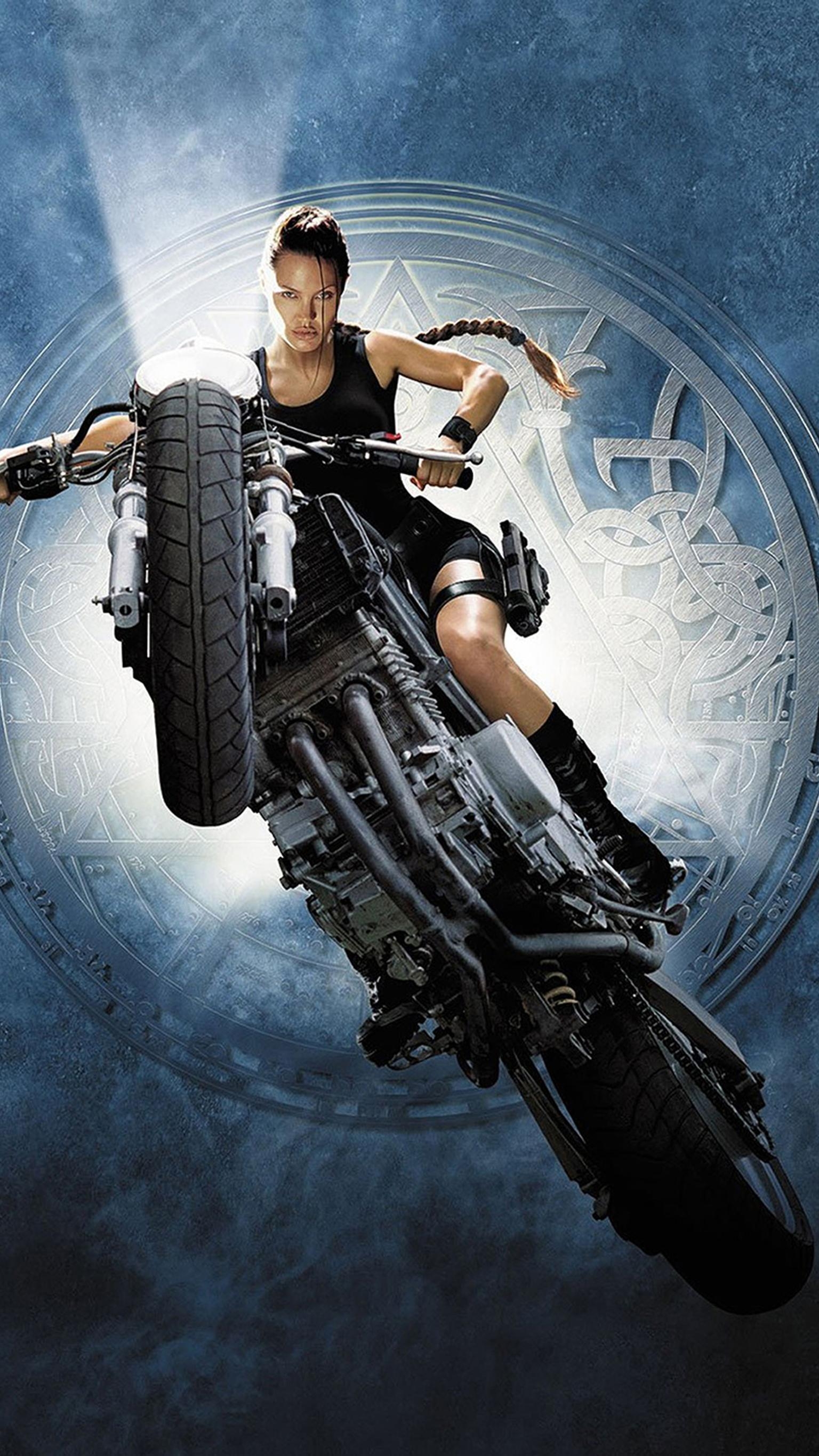 Lara Croft, Tomb Raider 2001, Handy, Abenteuerfilm, Poster, 1540x2740 HD Handy