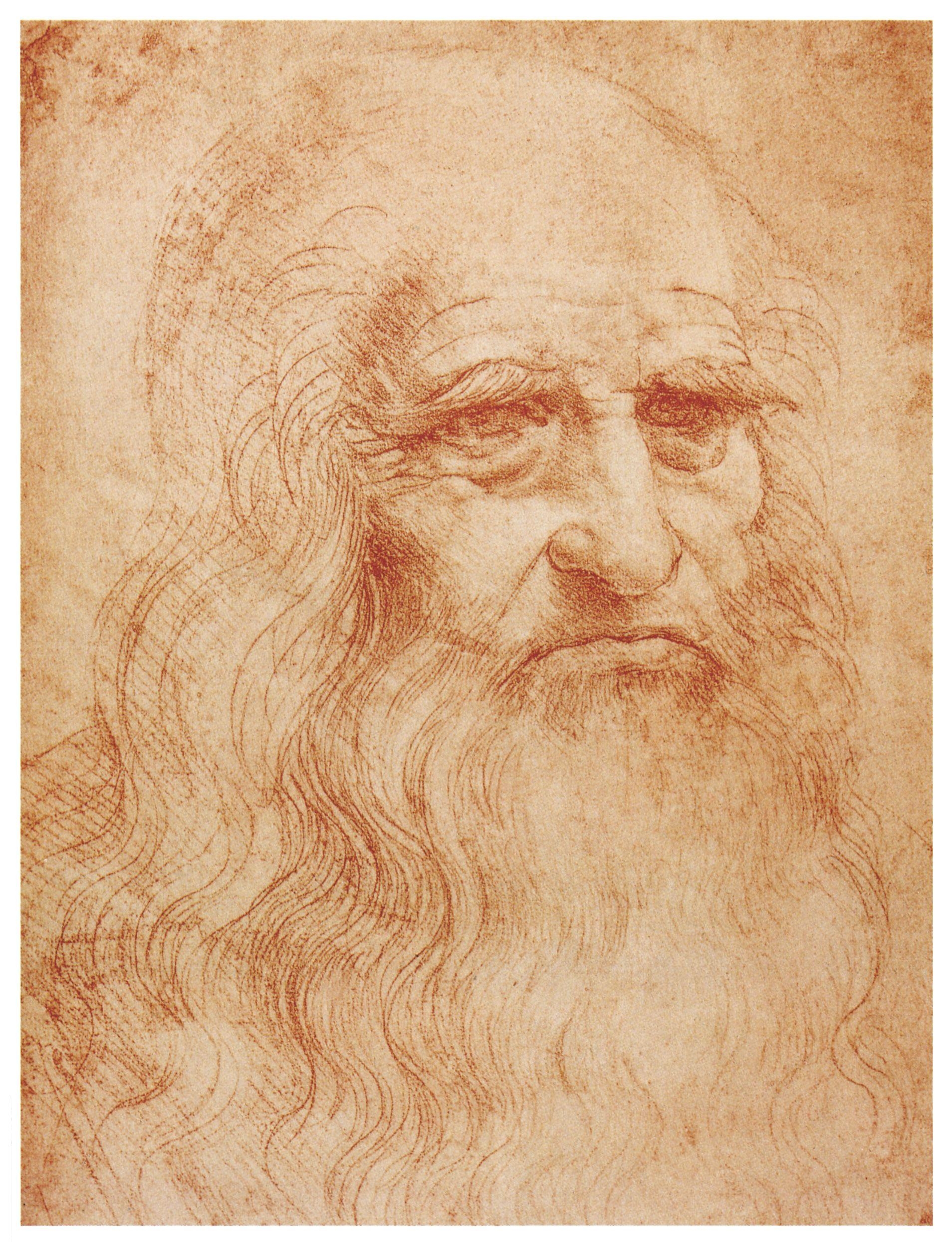 Leonardo da Vinci, Buch 1951, IBM, Kunstgeschichte, 1910x2490 HD Handy