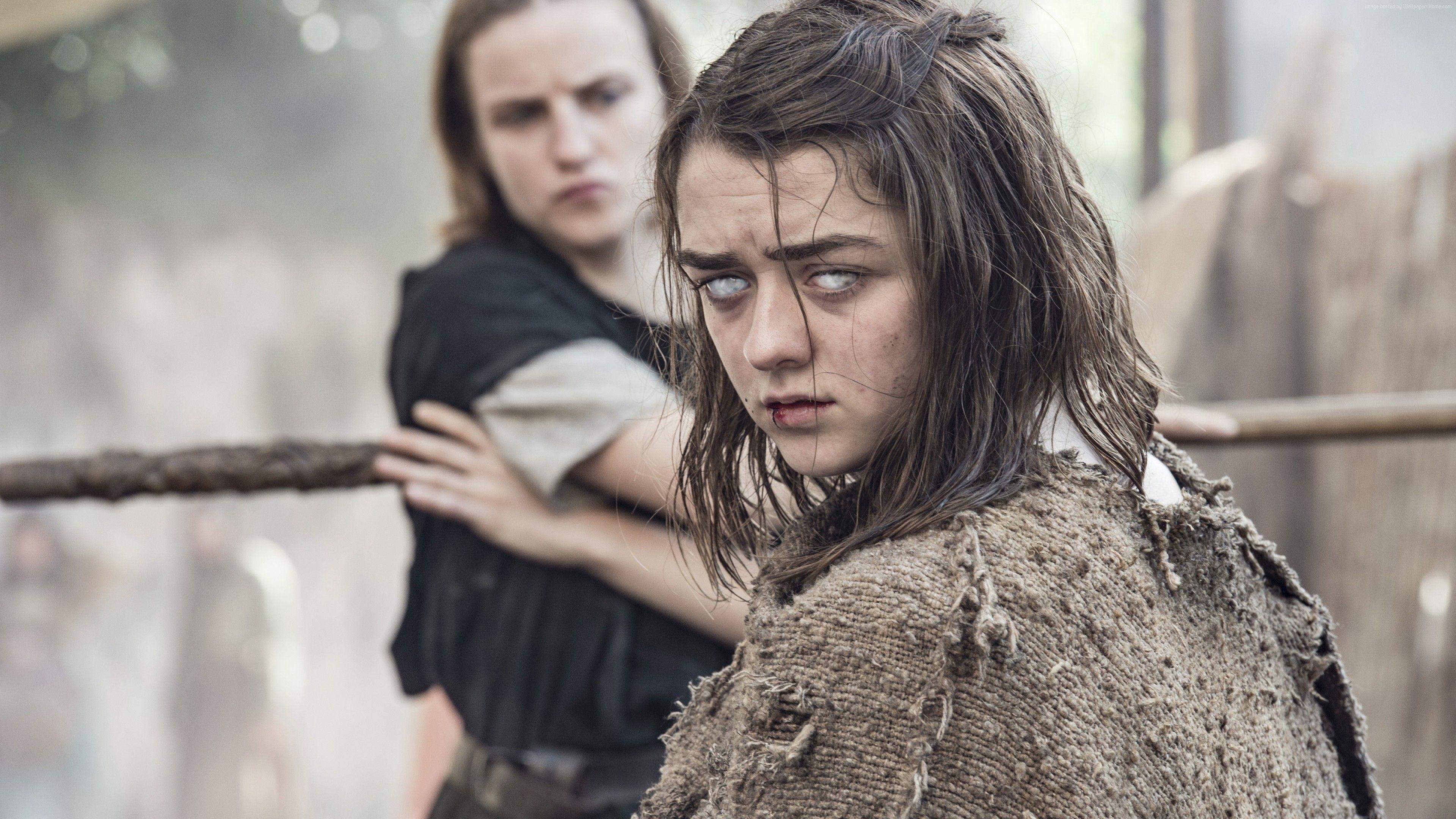 Arya Stark, Hintergrund, HD, Serienfigur, Stark, 3840x2160 4K Desktop