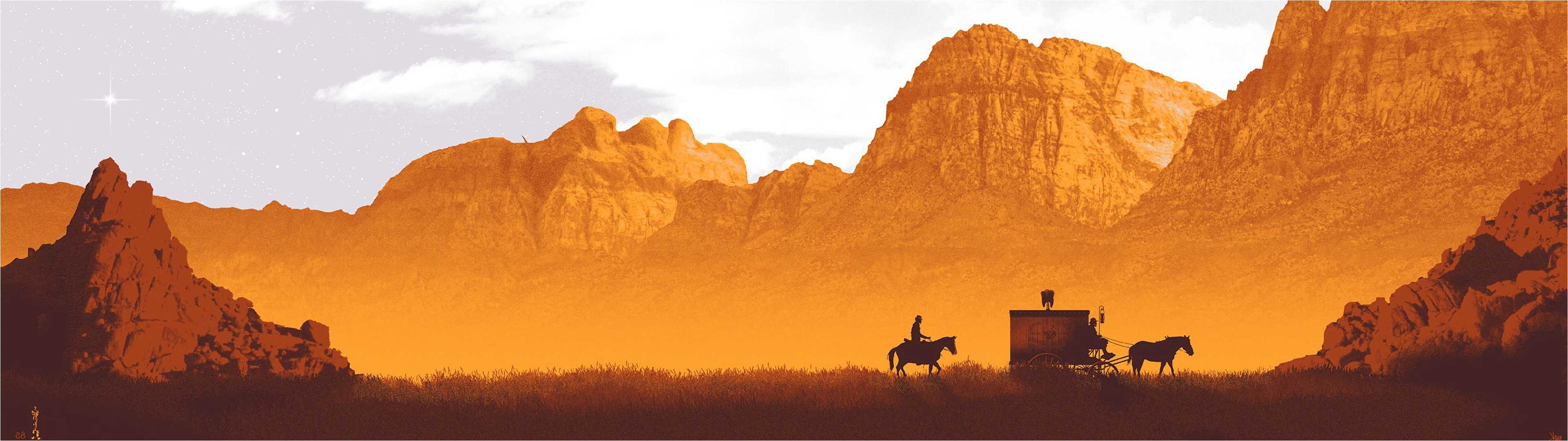 Django Unchained, Westen, Film, HD, Tarantino, 3850x1090 Dual Screen Desktop