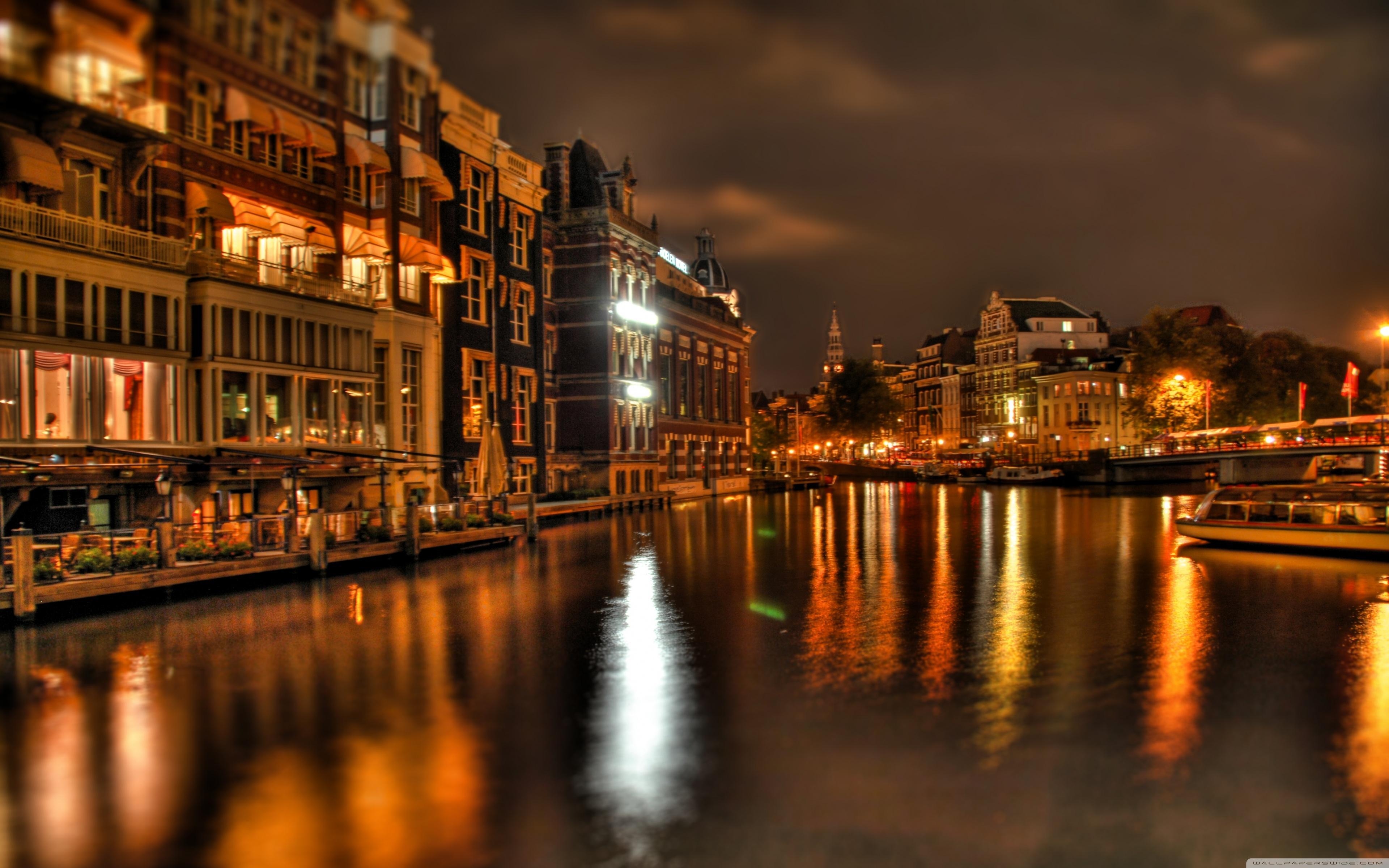 Amsterdam, HD, Gruppendownload, Niederlande, Stadtbild, 3840x2400 4K Desktop