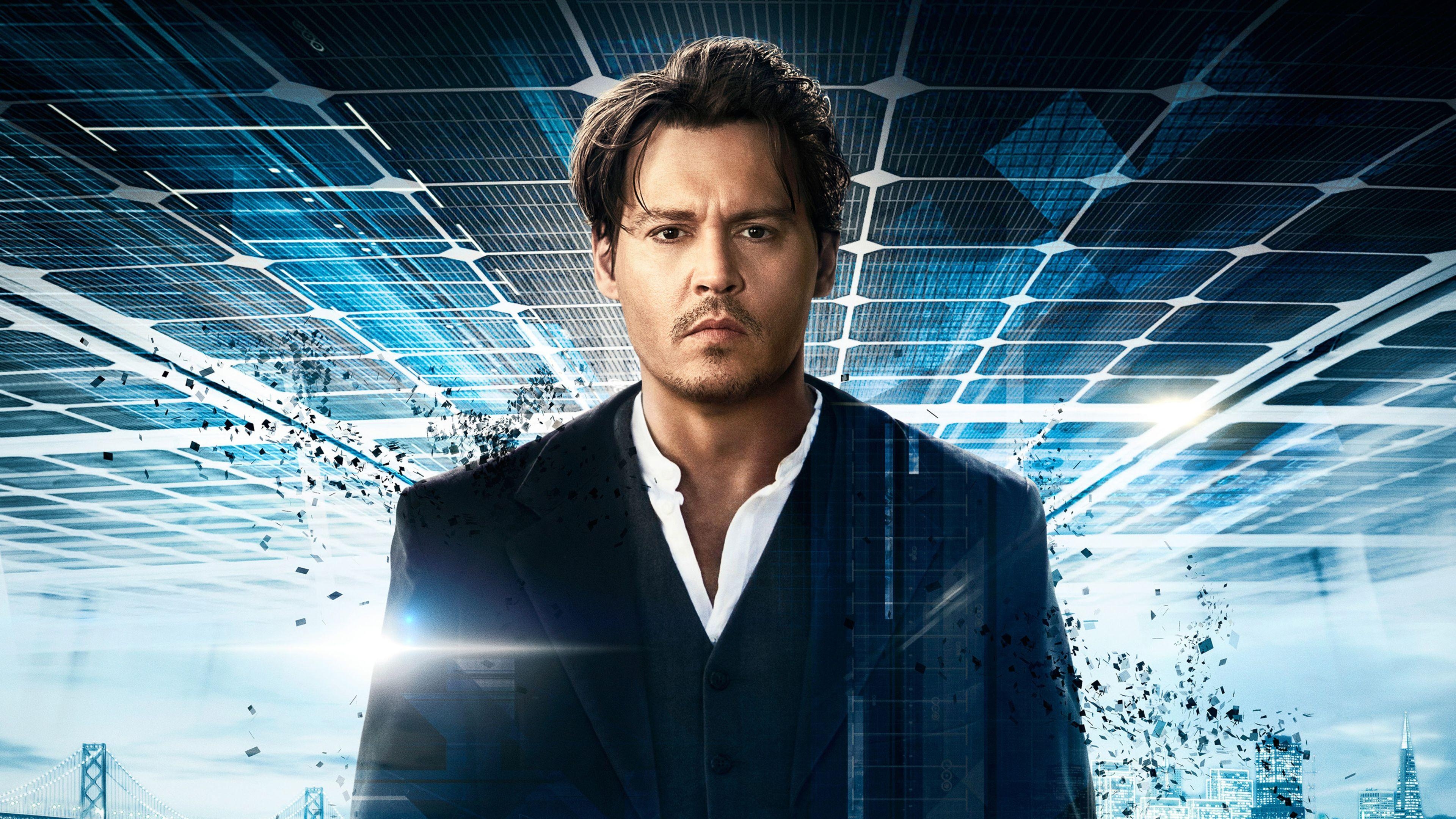 Johnny Depp, Transcendence, HD, Filme, Bilder, 3840x2160 4K Desktop