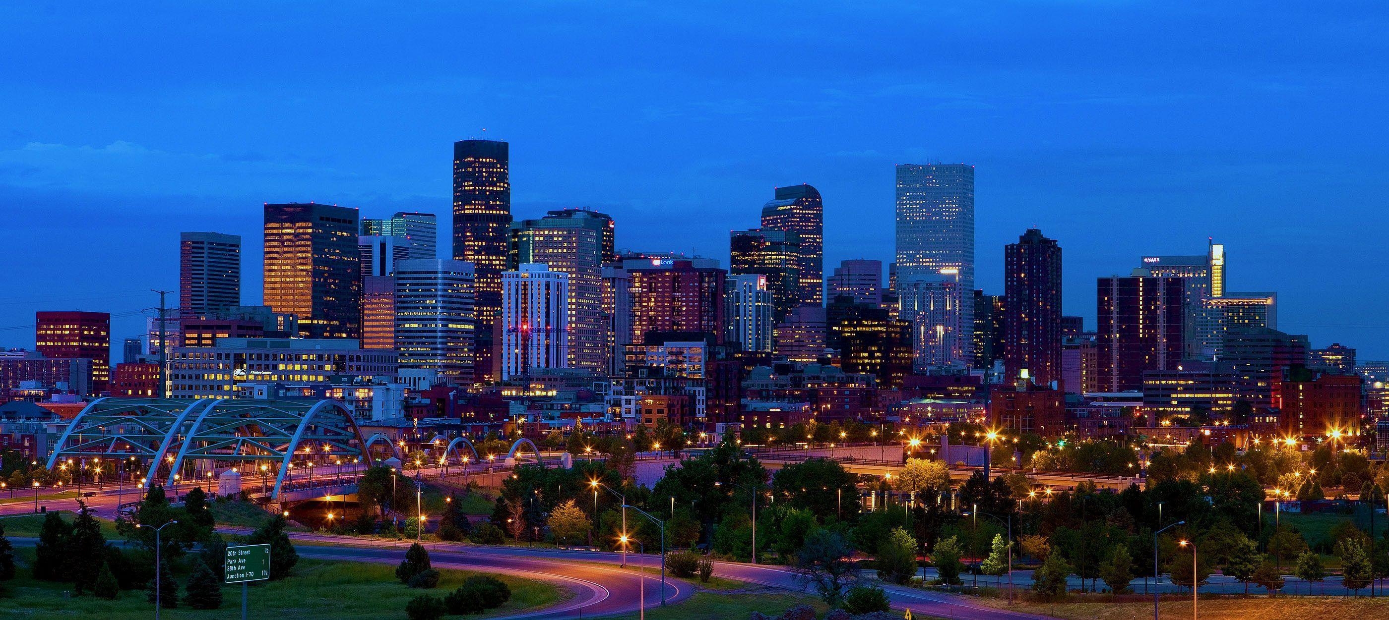 Denver, Colorado, Reisen, USA, Panorama, 2800x1260 Dual Screen Desktop