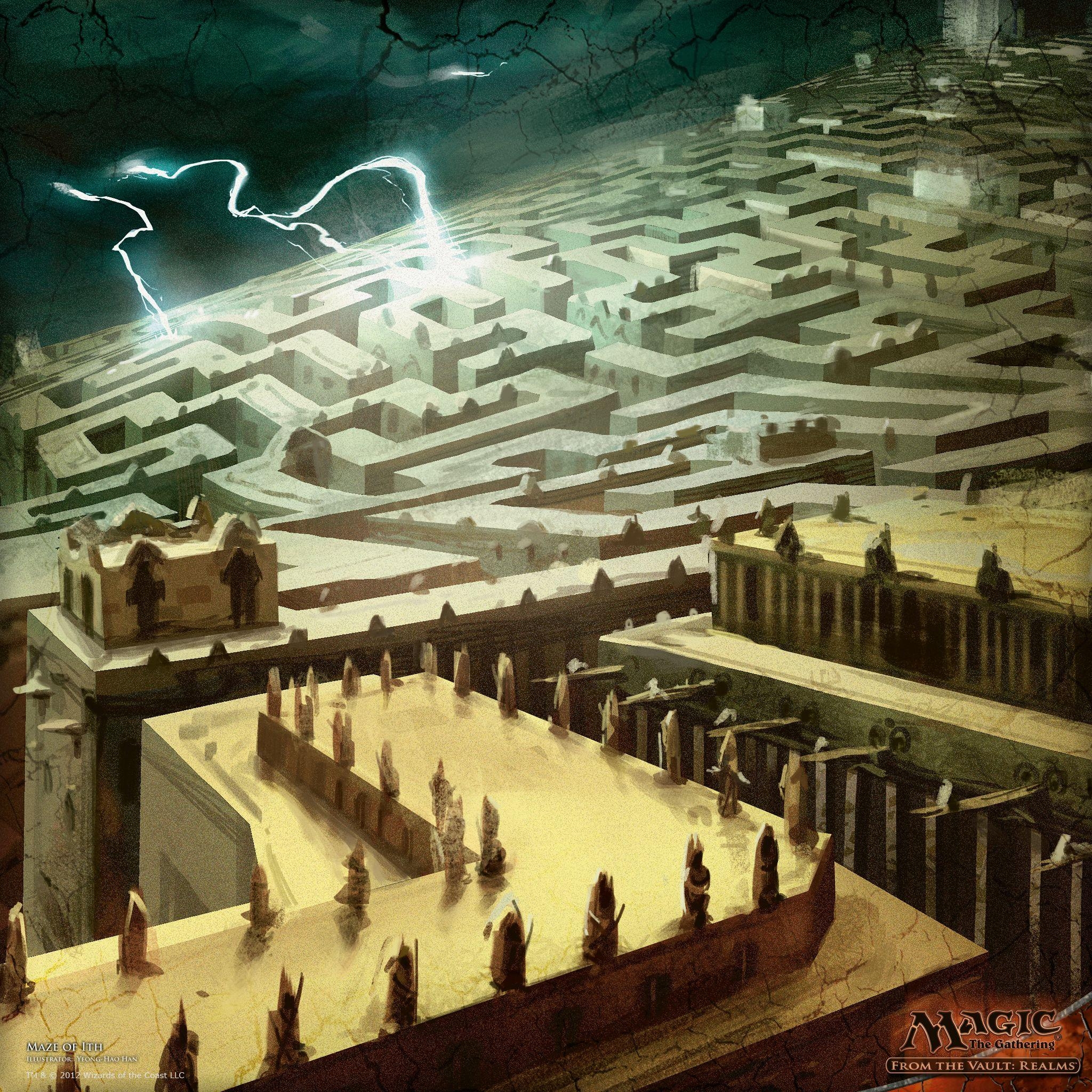 Labyrinth des Ith, Magic, Sammlerstück, Fantasy, Karten, 2050x2050 HD Handy