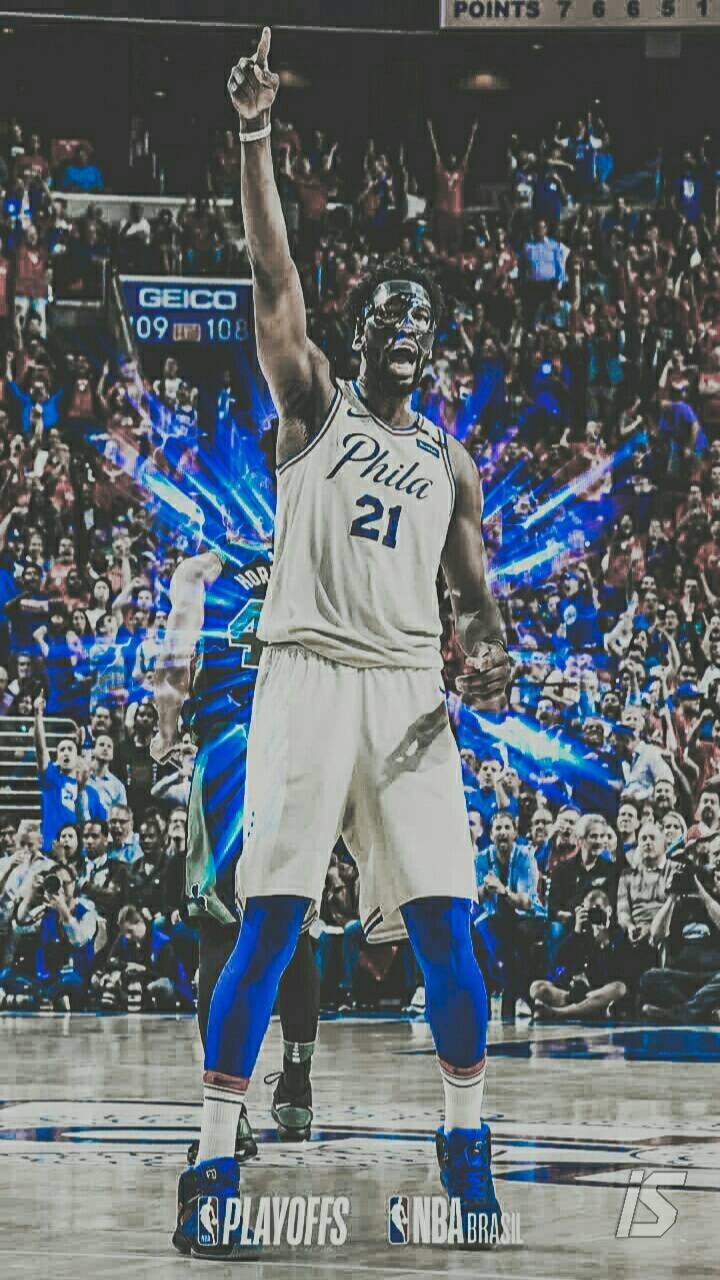 Joel Embiid, Prozess, Sixers, NBA, Spieler, 720x1280 HD Handy