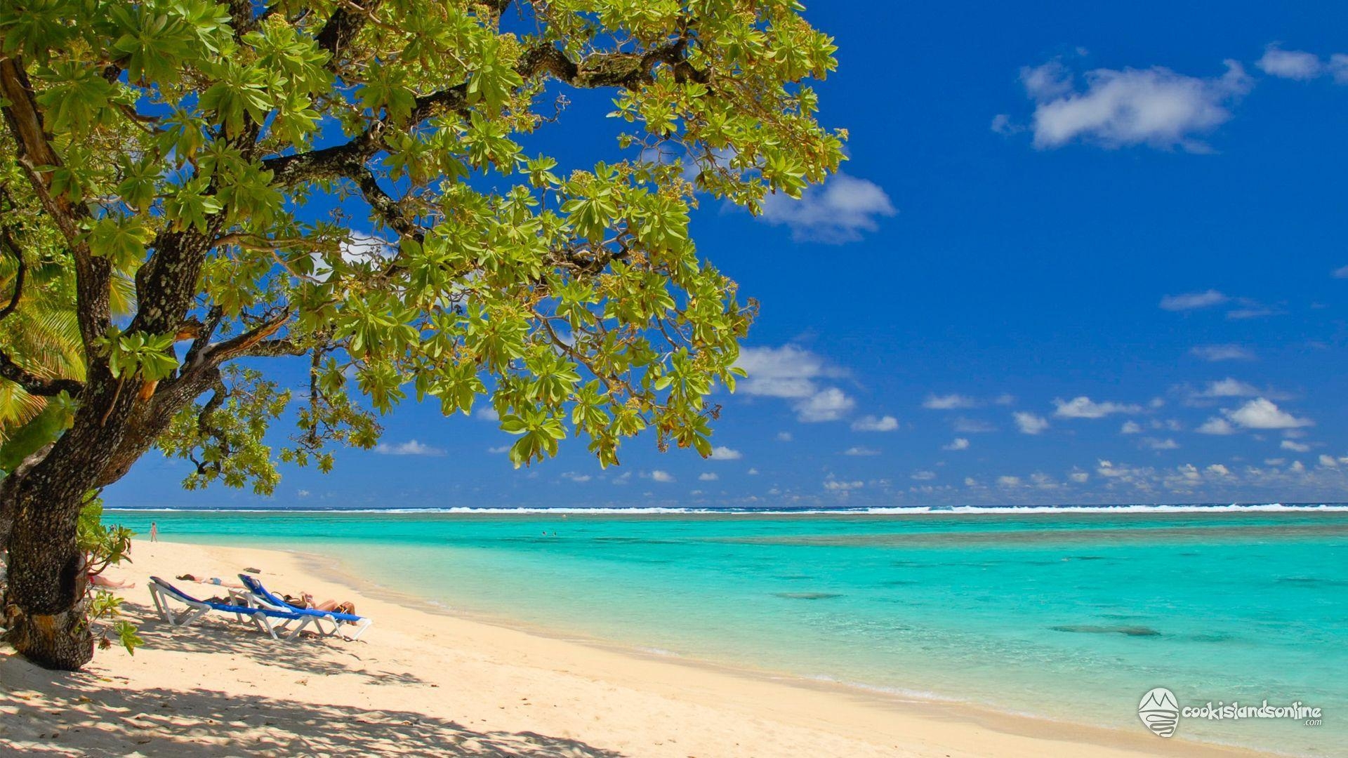 Rarotonga, Landschaft, Pazifik, Inselparadies, Südsee, 1920x1080 Full HD Desktop