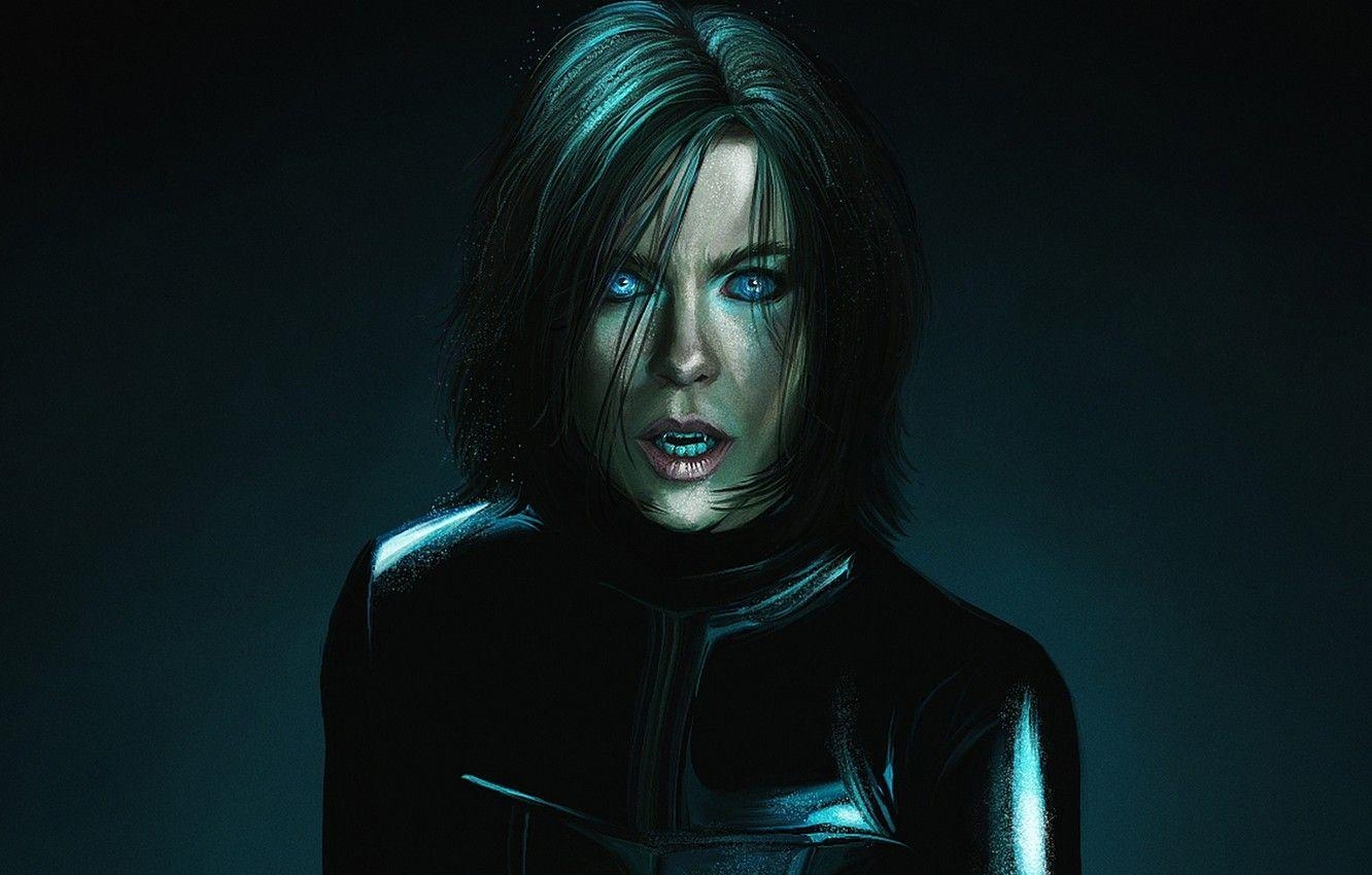 Kate Beckinsale, Underworld, Vampir, Selene, Film, 1340x850 HD Desktop