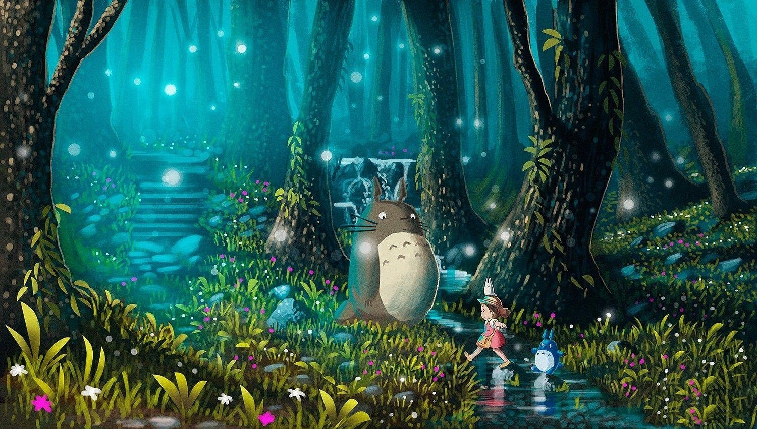 Mein Nachbar Totoro, Anime, HD, Ghibli, Hintergrund, 1500x860 HD Desktop