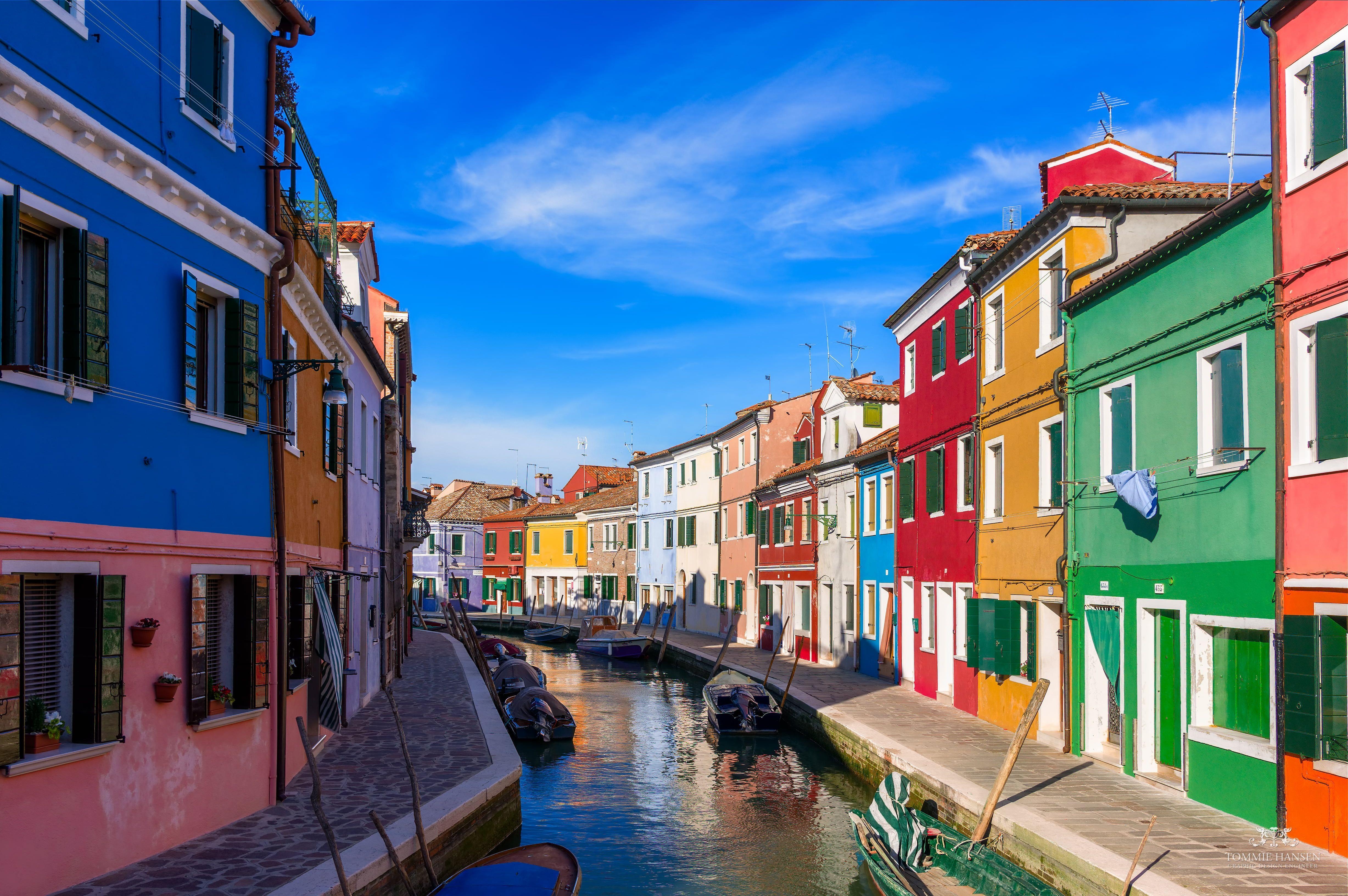 Venedig, Fluss, Gebäude, Italien, HD, 4910x3270 4K Desktop