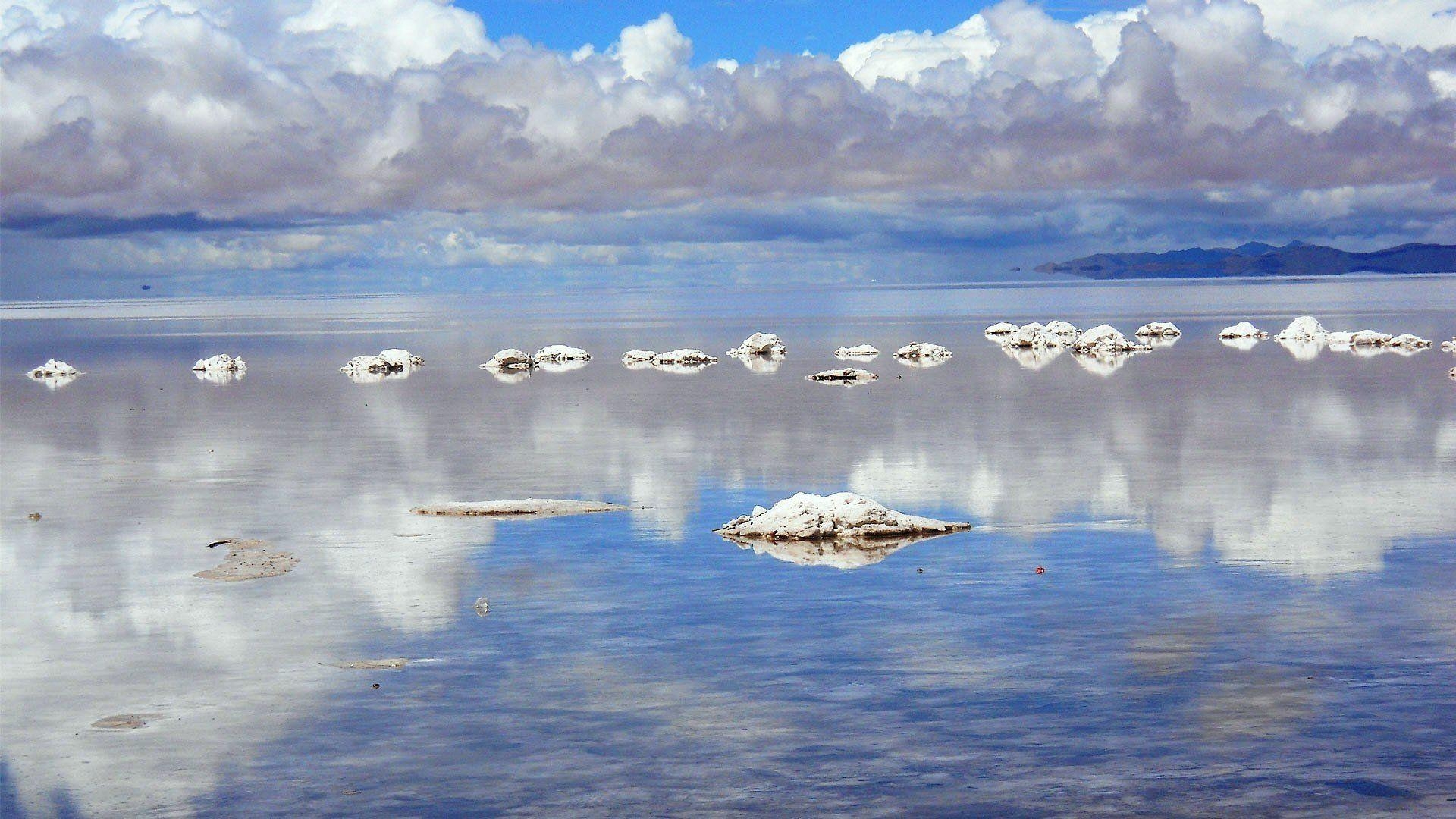 Salar de Uyuni, Salzwüsten, Bolivien, beeindruckend, Landschaft, 1920x1080 Full HD Desktop