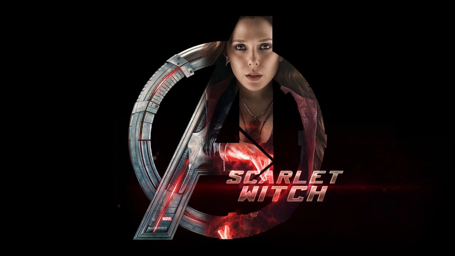 Scarlet Witch, HD, Hintergrundbild, Marvel Held, Kino, 1920x1080 Full HD Desktop