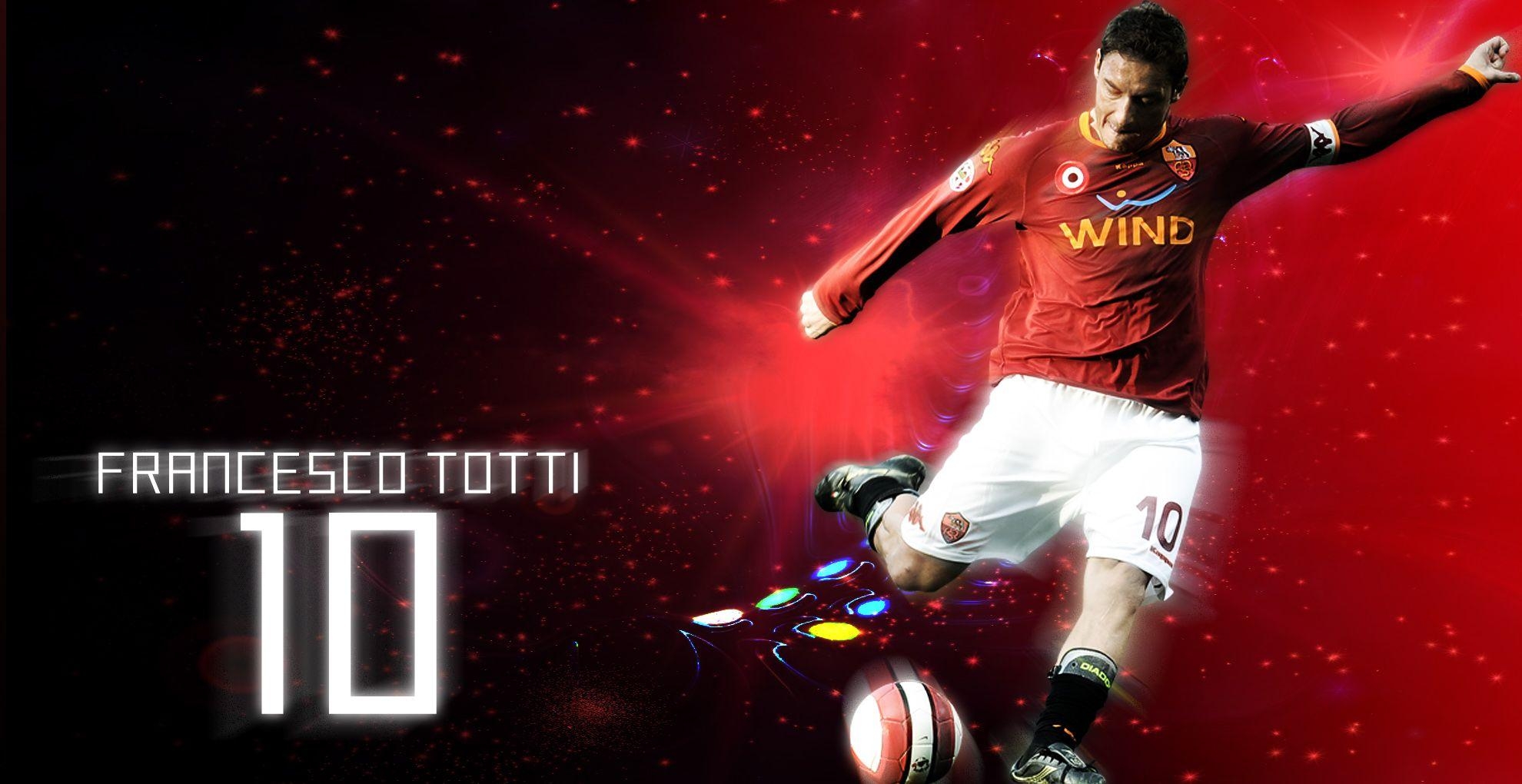 Totti, Porträt, Fußball, Italien, Bild, 1980x1020 HD Desktop