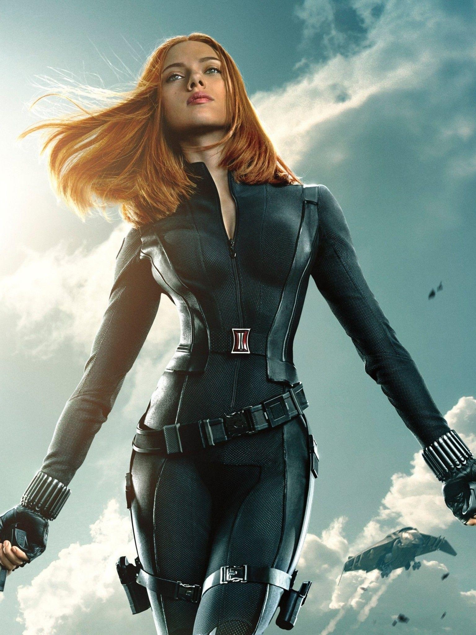 Scarlett Johansson, Black Widow, Captain Marvel, Download, Kino, 1540x2050 HD Handy