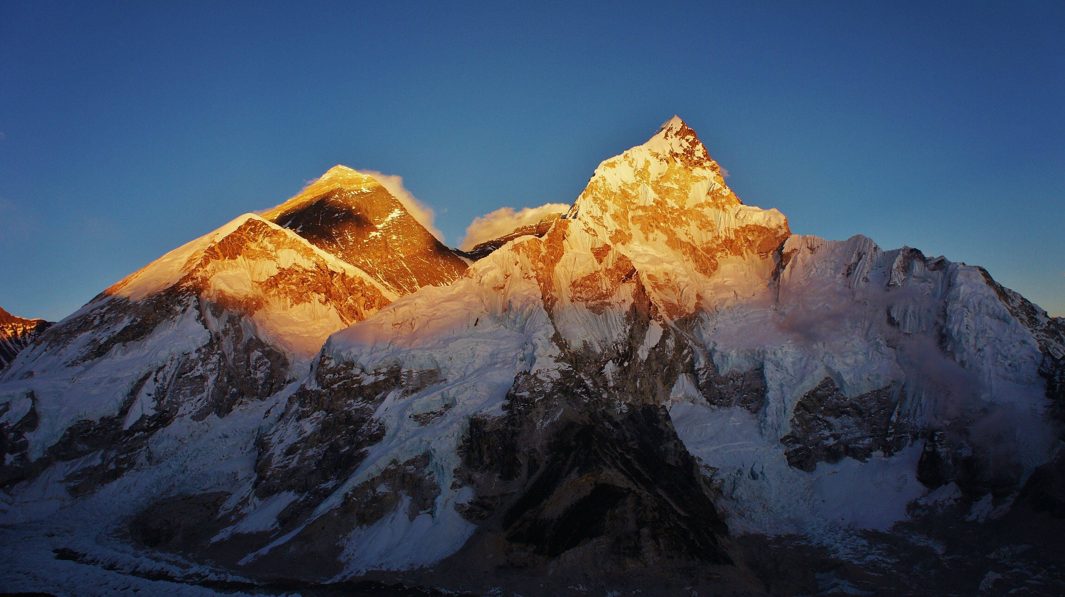 Mount Everest, Serac, Hochgebirge, Nepal, Schnee, 3450x1940 HD Desktop