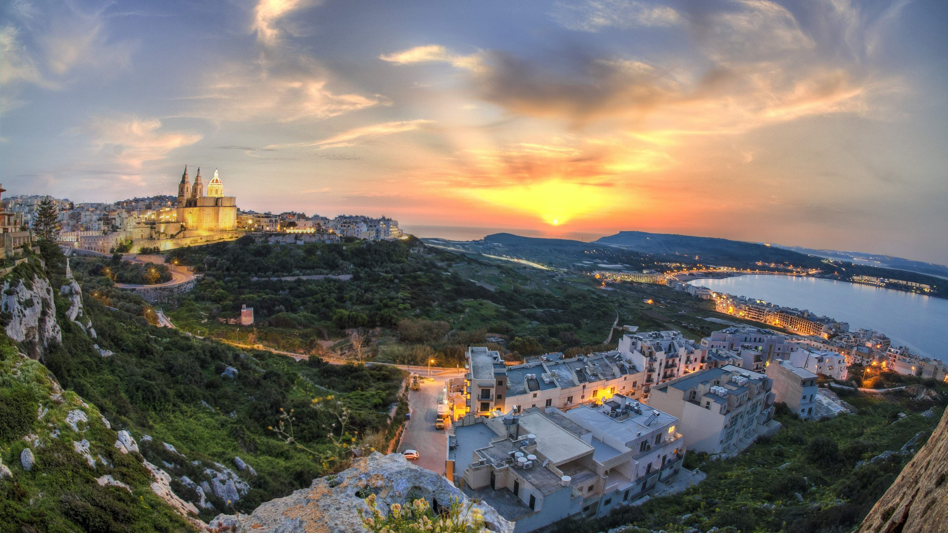 Malta, Hintergrund, Reise, Insel, Europa, 3840x2160 4K Desktop