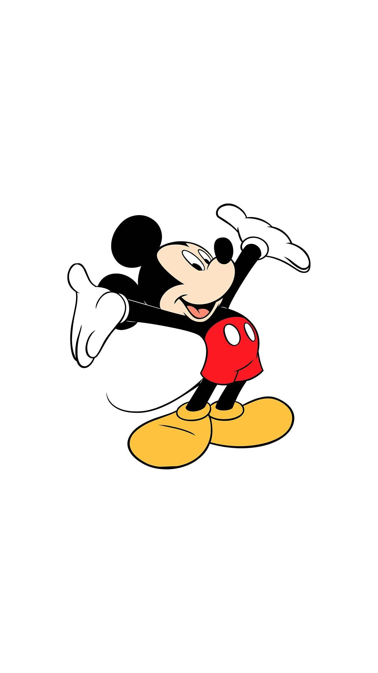 Mickey Mouse, iPhone7, Disney, Cartoon, Smartphone, 1250x2210 HD Handy