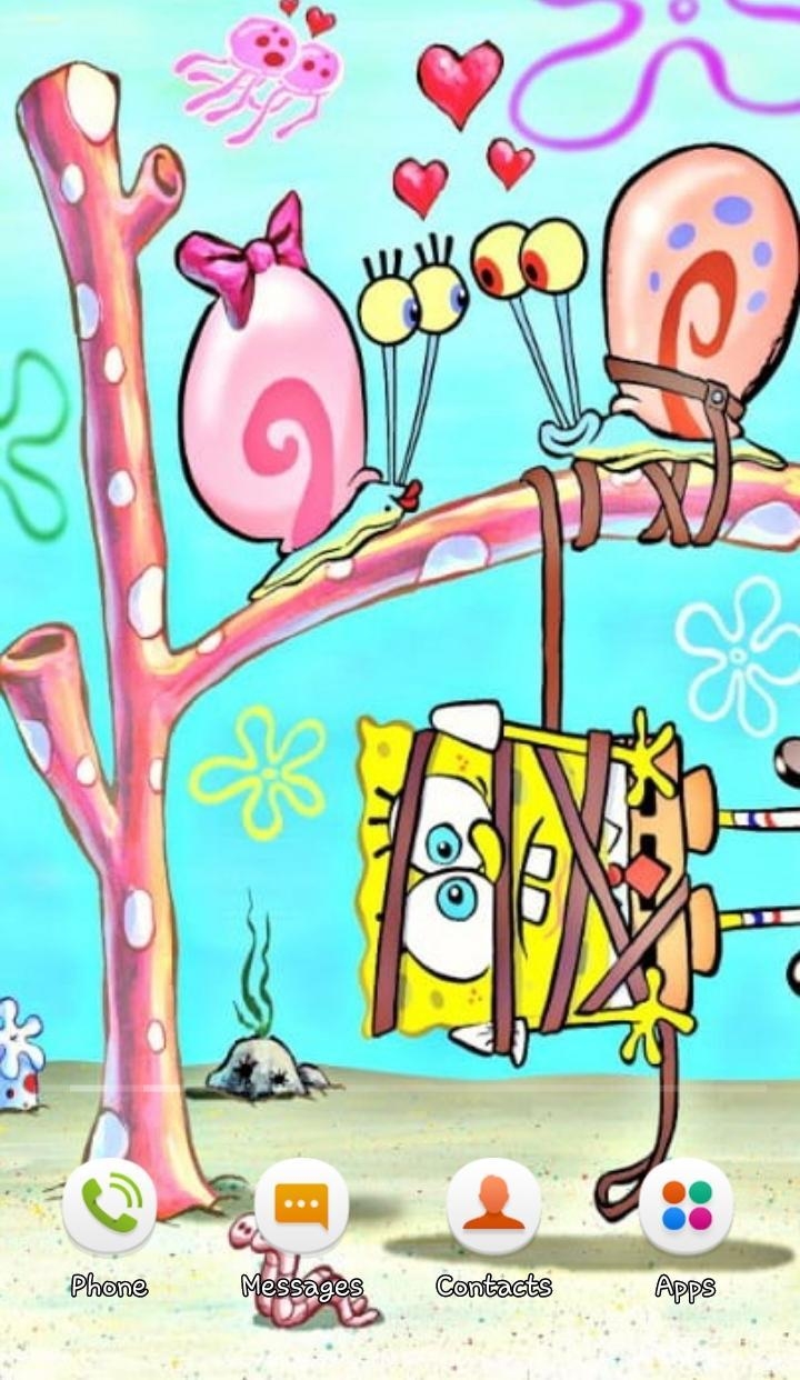 SpongeBob Schwammkopf, Handy Hintergrund, lustige Serie, Cartoon, Android, 720x1250 HD Handy