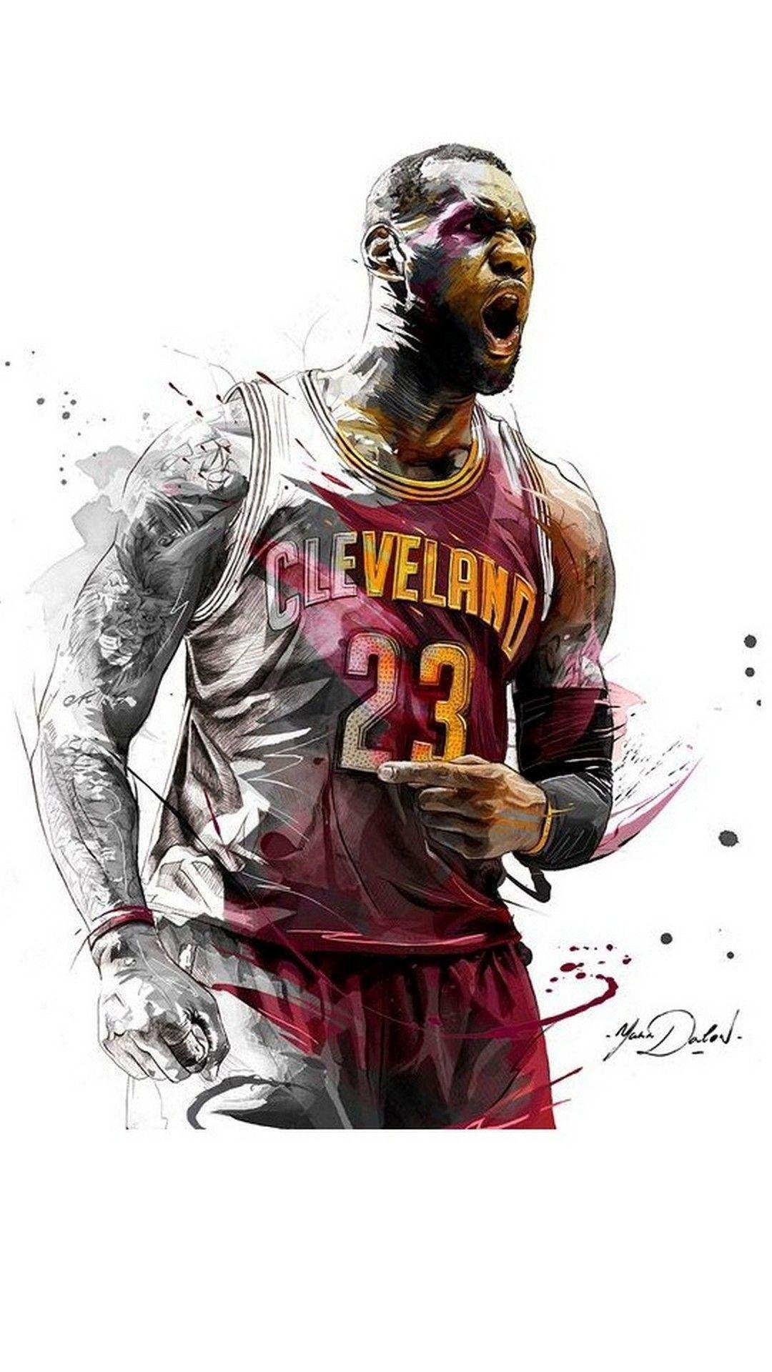 LeBron James, iPhone, Hintergrund, Bild, Basketball, 1080x1920 Full HD Handy