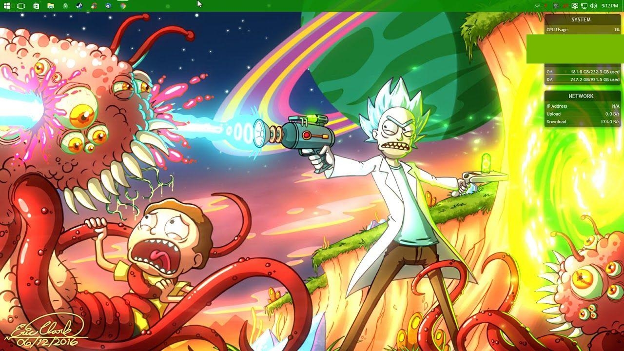 Rick und Morty, Hintergrund, Serie, Animation, Farbenfroh, 1280x720 HD Desktop