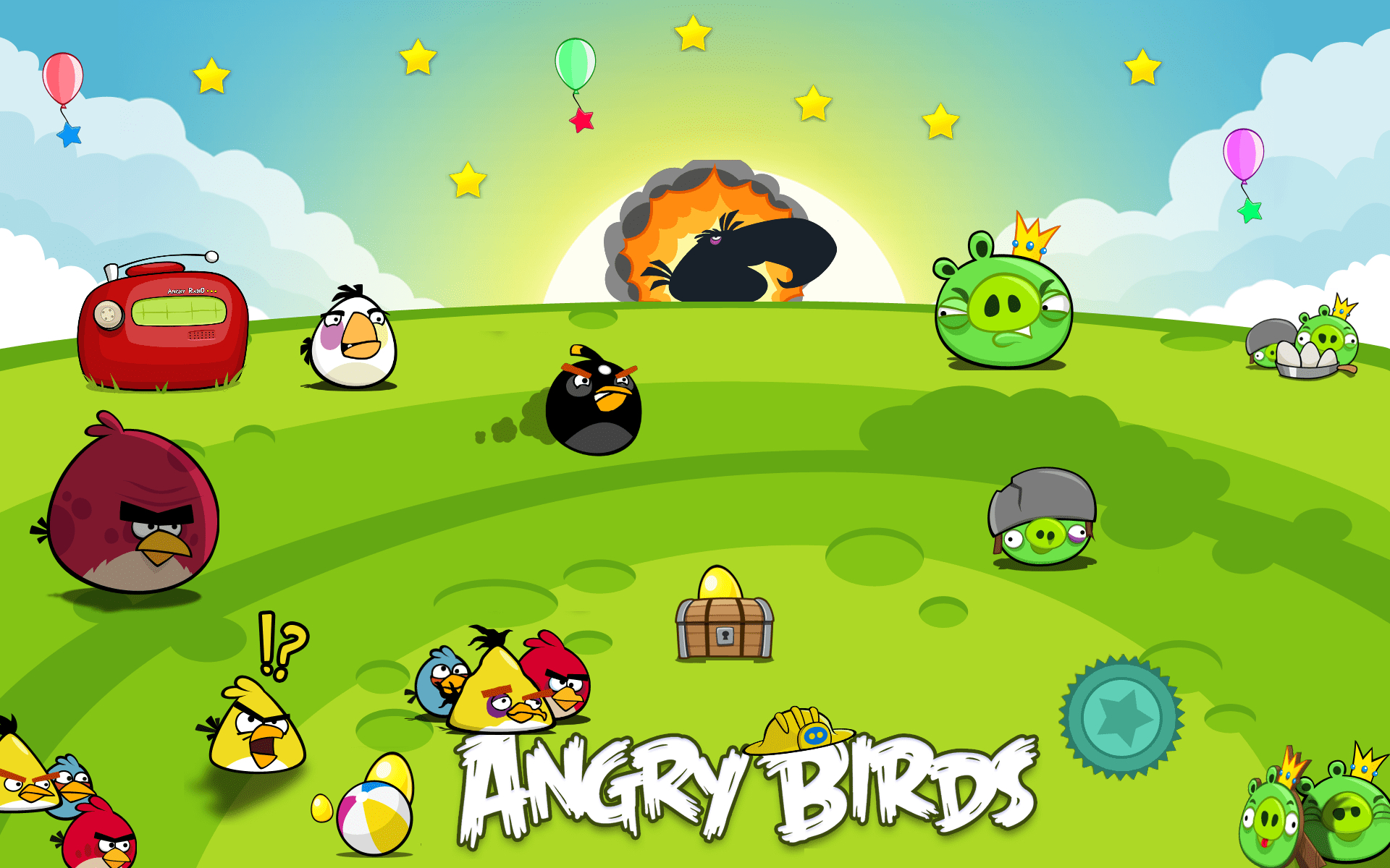 Angry Birds, Gaming, Hintergrundbild, HD, Bild, 1920x1200 HD Desktop